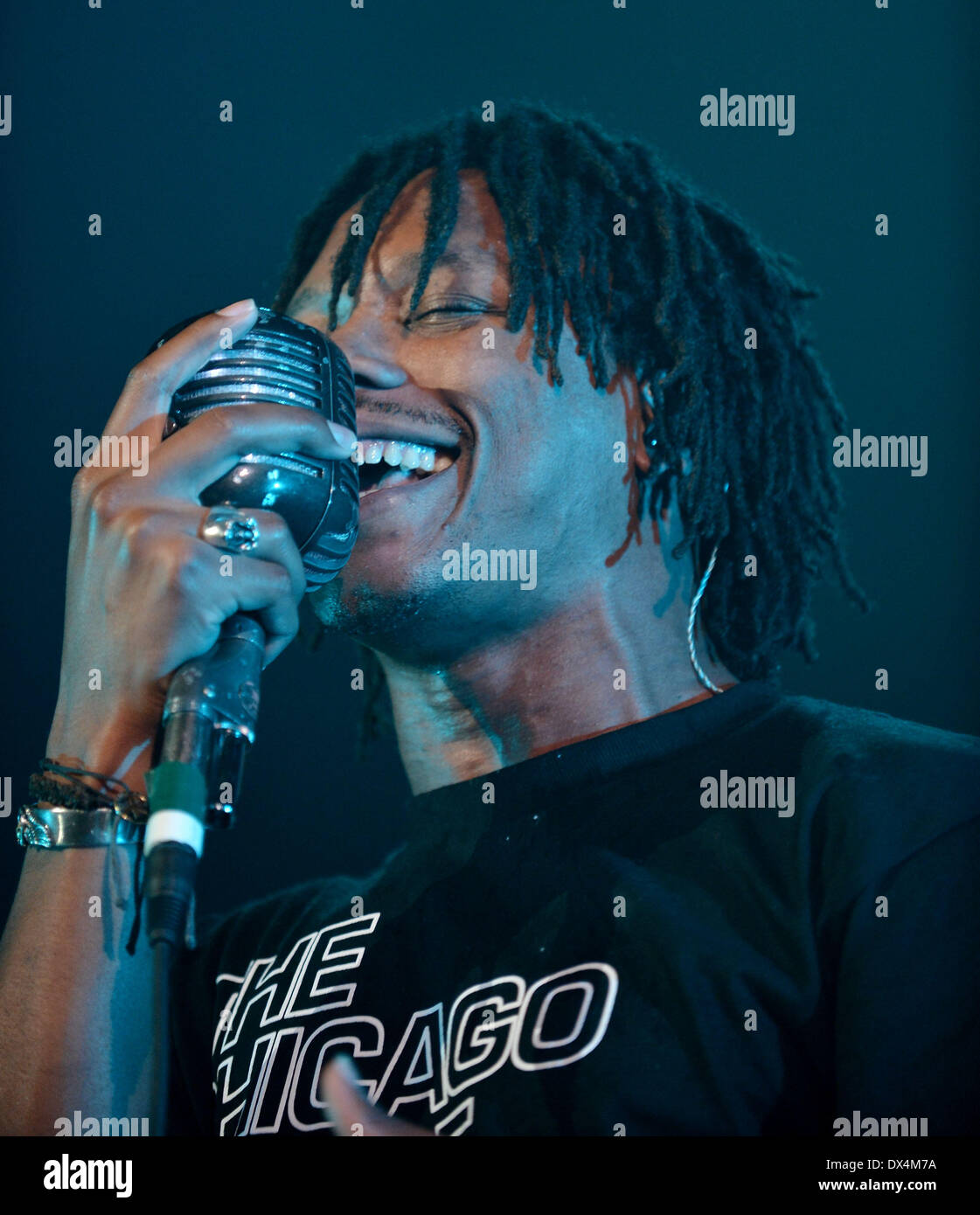 Lupe Fiasco performing at BankUnited Center Coral gables, Florida - 19. ...