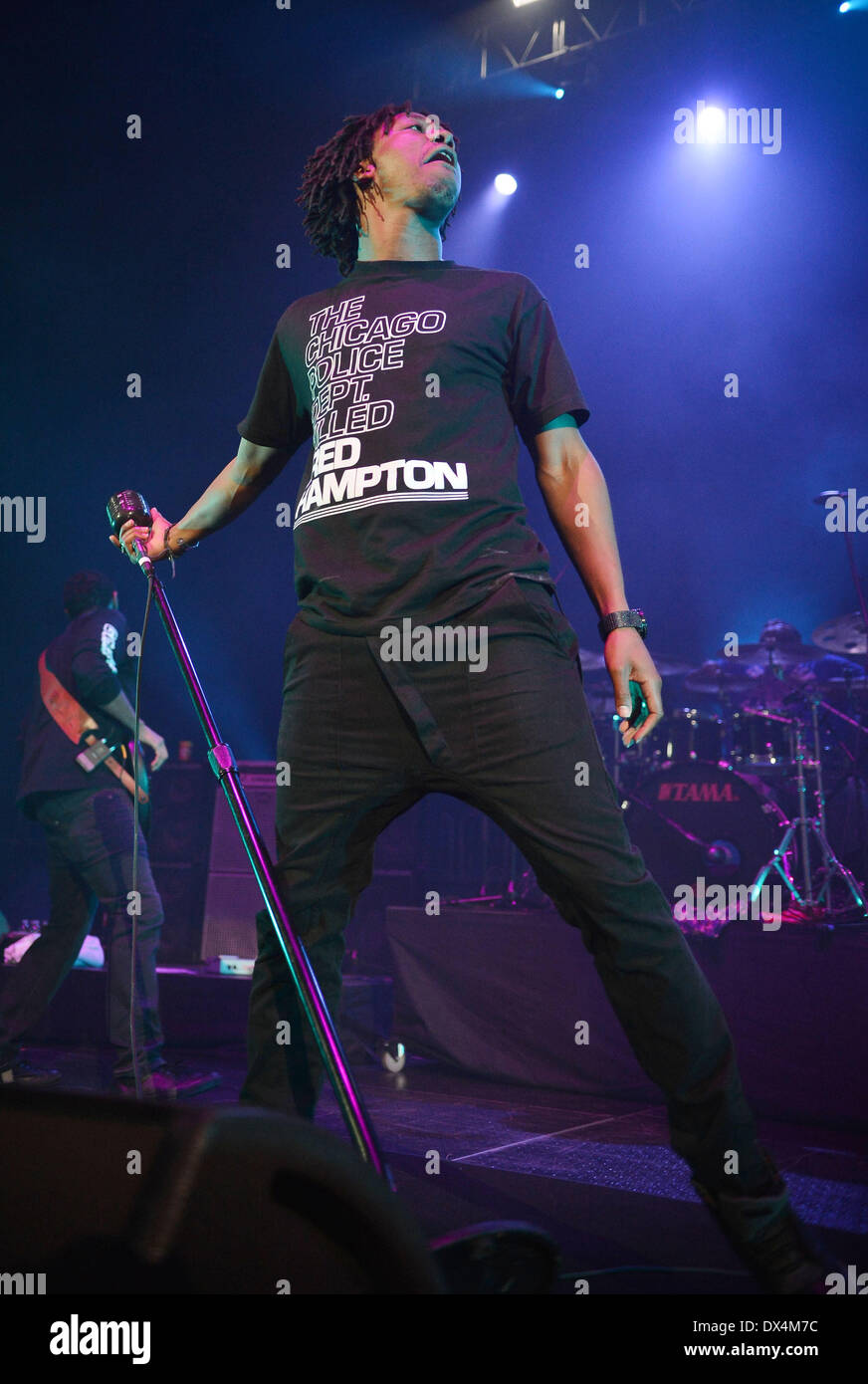Lupe Fiasco performing at BankUnited Center Coral gables, Florida - 19. ...