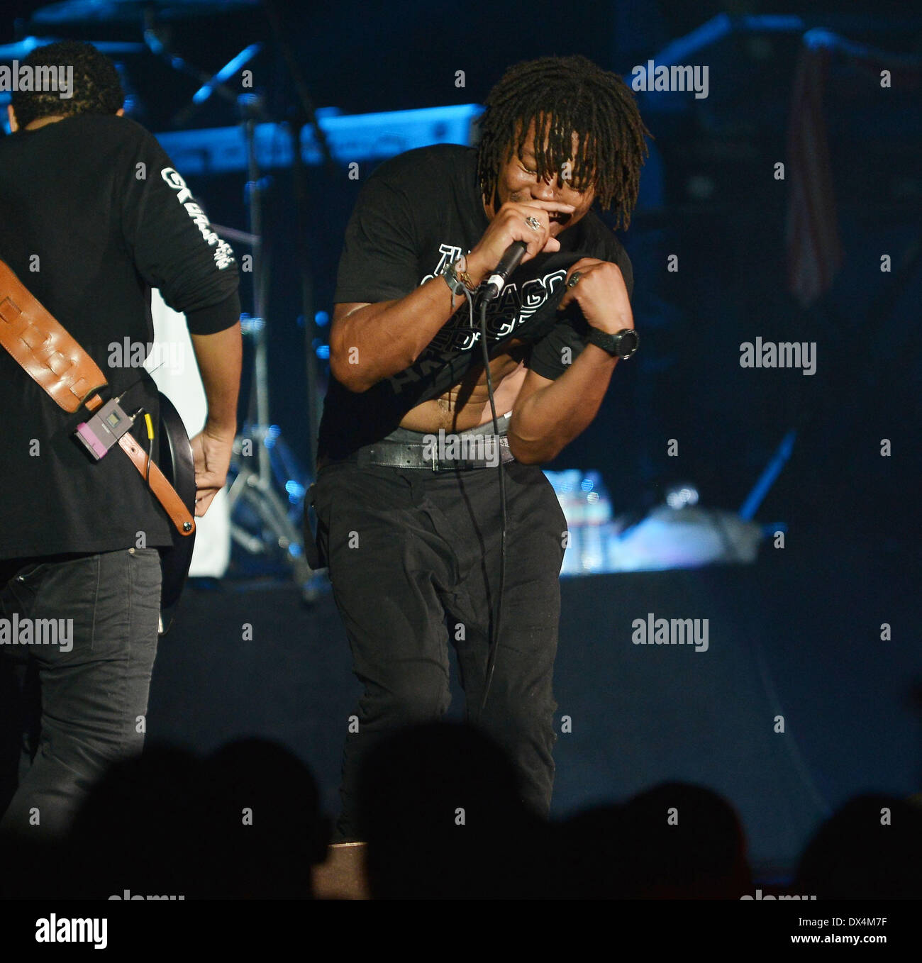 Lupe Fiasco performing at BankUnited Center Coral gables, Florida - 19. ...