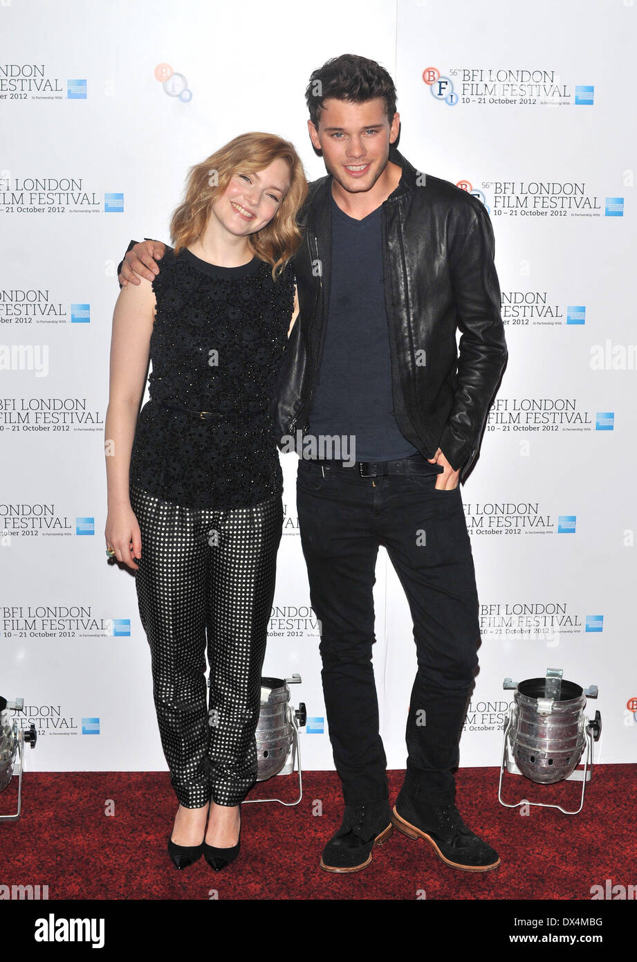 Jeremy Irvine, Holliday Grainger 56th BFI London Film Festival Great