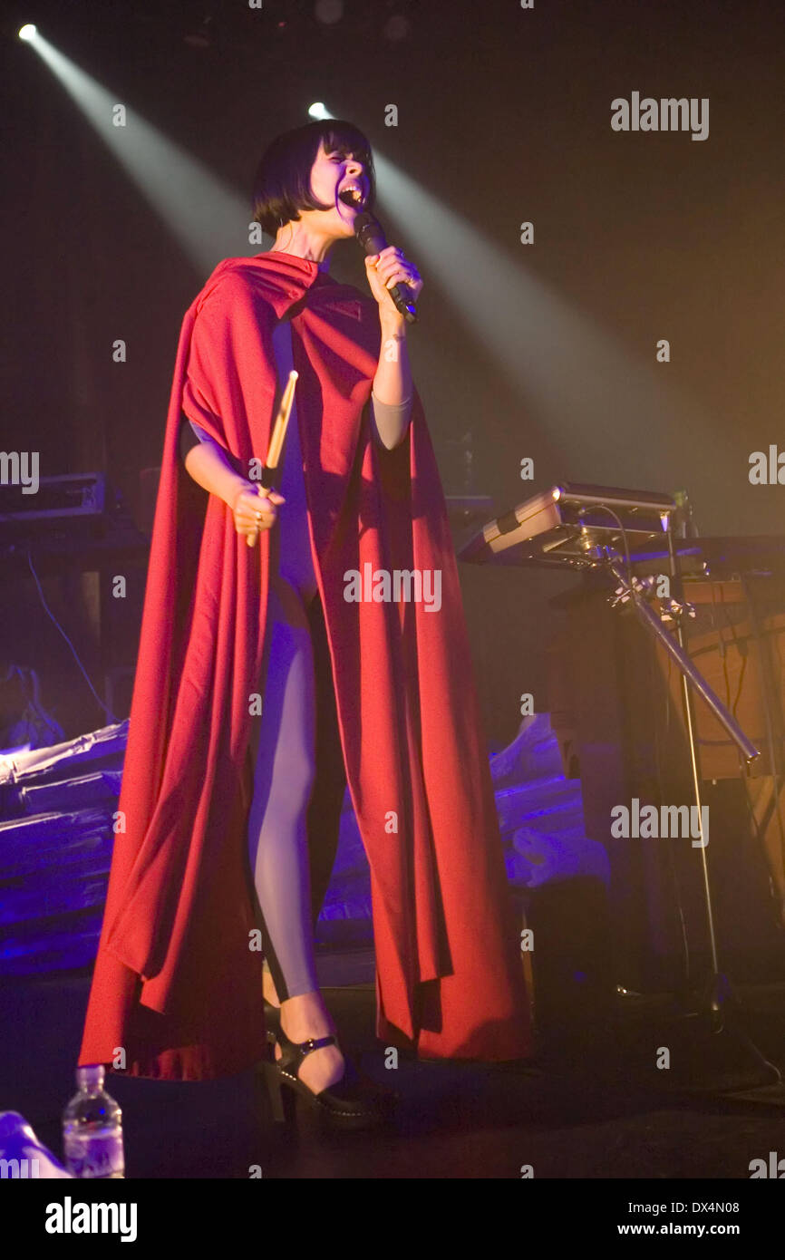 Bat for Lashes aka Natasha Khan performs live at the O2 ABC Glasgow