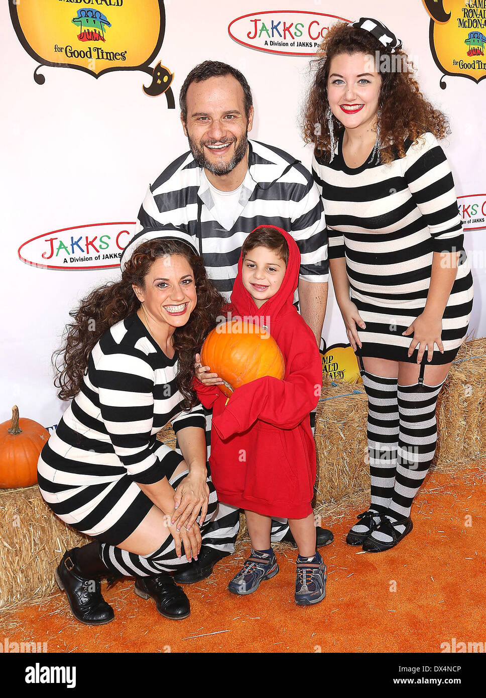 (LR) Actress Marissa Jaret Winokur, her husband Judah Miller, their(01)