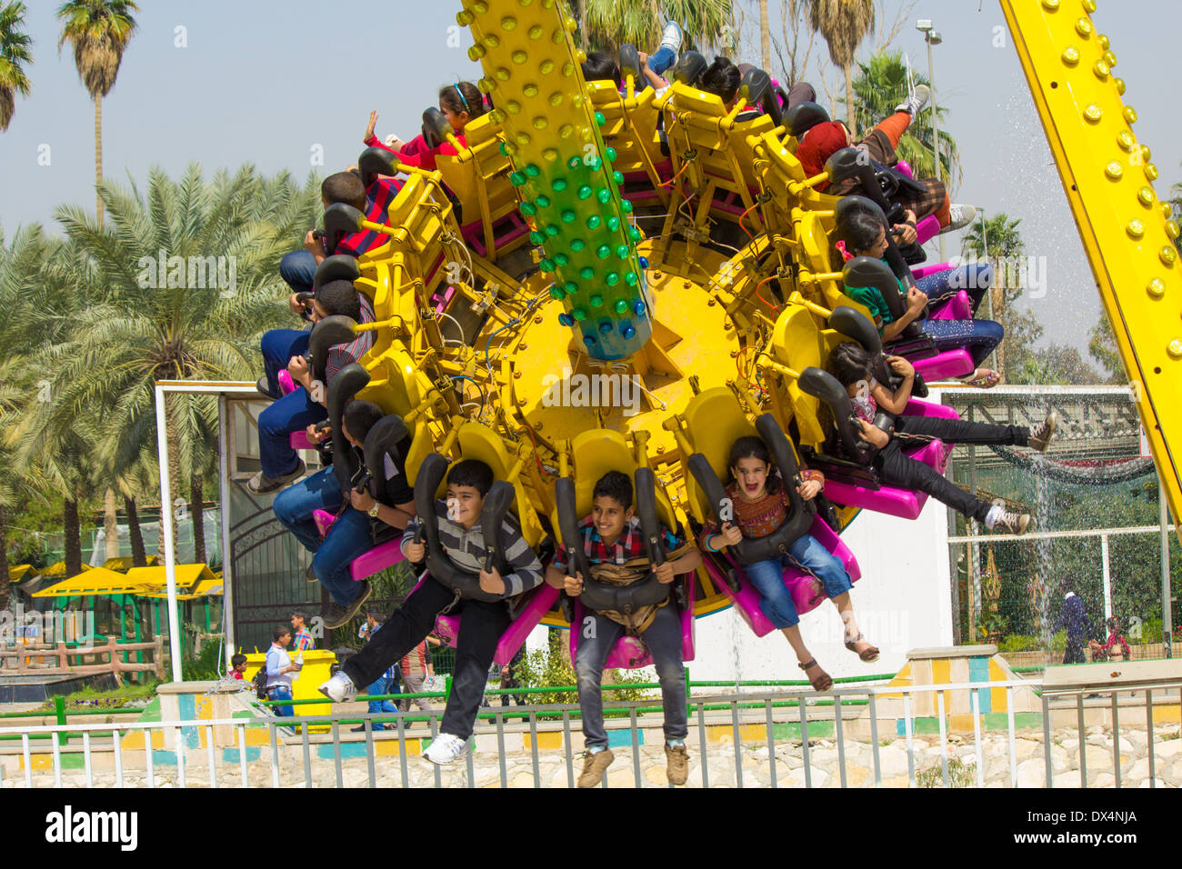 Iraqi Kids Playing Stock Photo