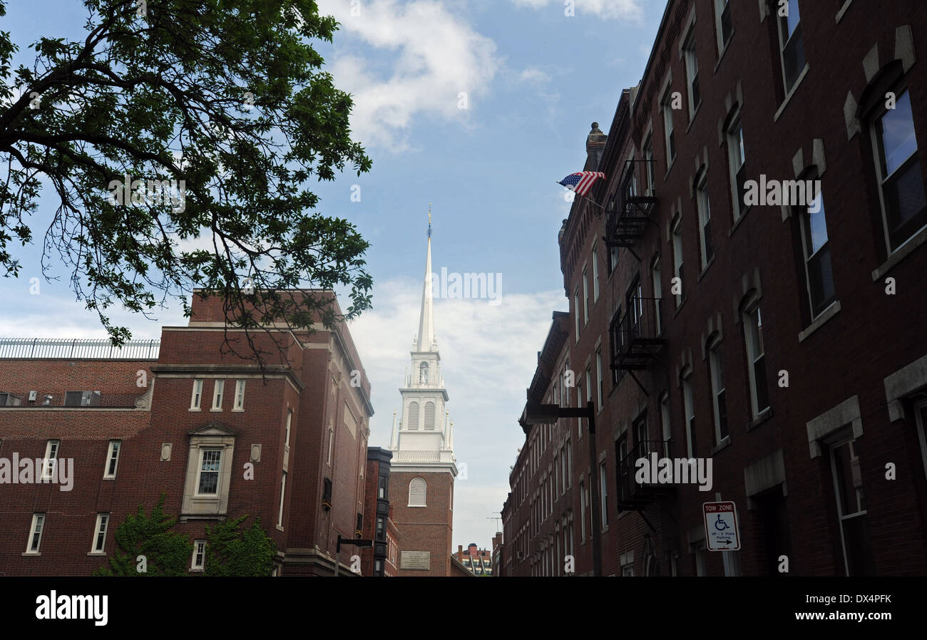 The Old North Church in Boston, MA, USA. Stock Photo