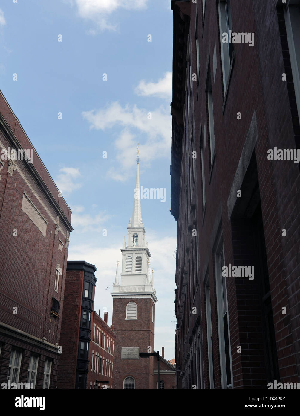 The Old North Church in Boston, MA, USA. Stock Photo
