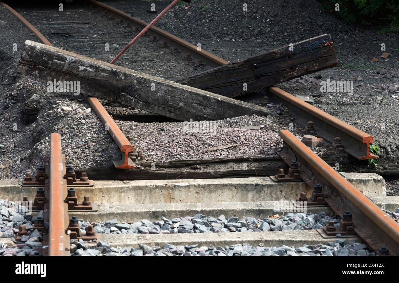 rail network Stock Photo