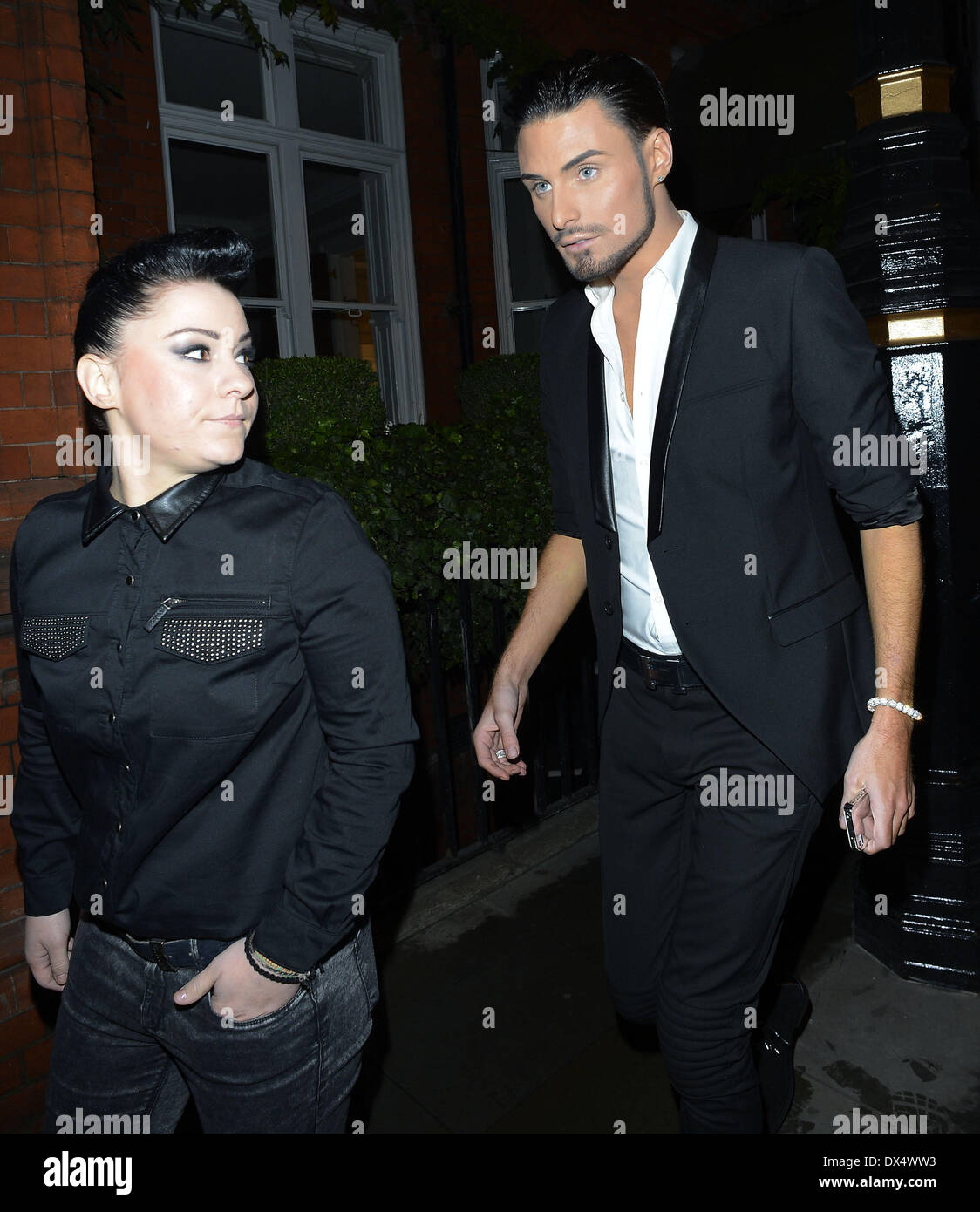 Rylan Clark and Lucy Spraggan The Attitude Magazine Awards held at One
