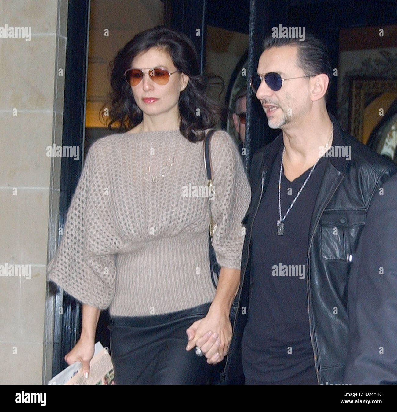 Dave Gahan from Depeche Mode seen leaving his hotel Featuring: Dave