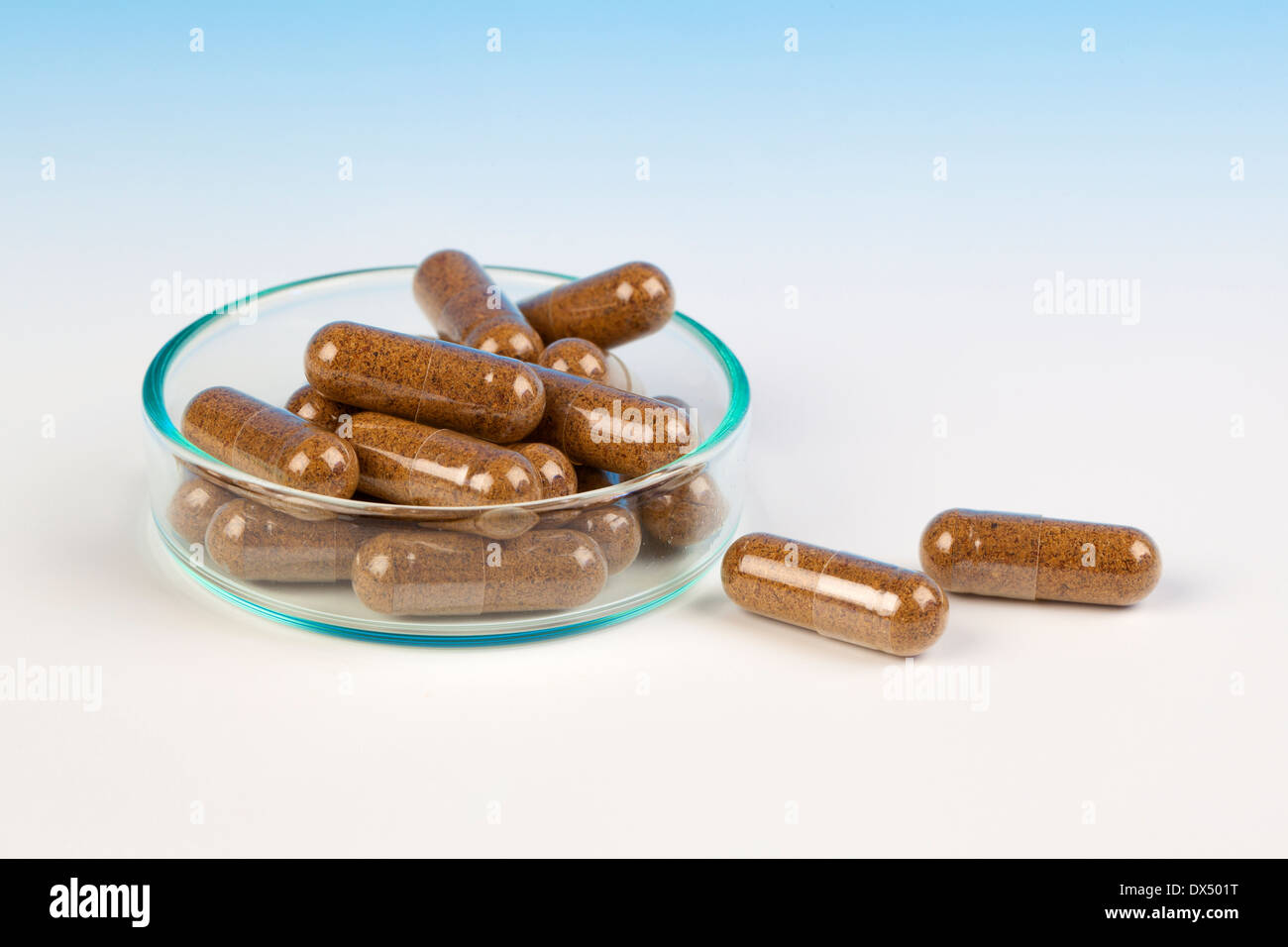 Alternative medicine tablets Stock Photo Alamy