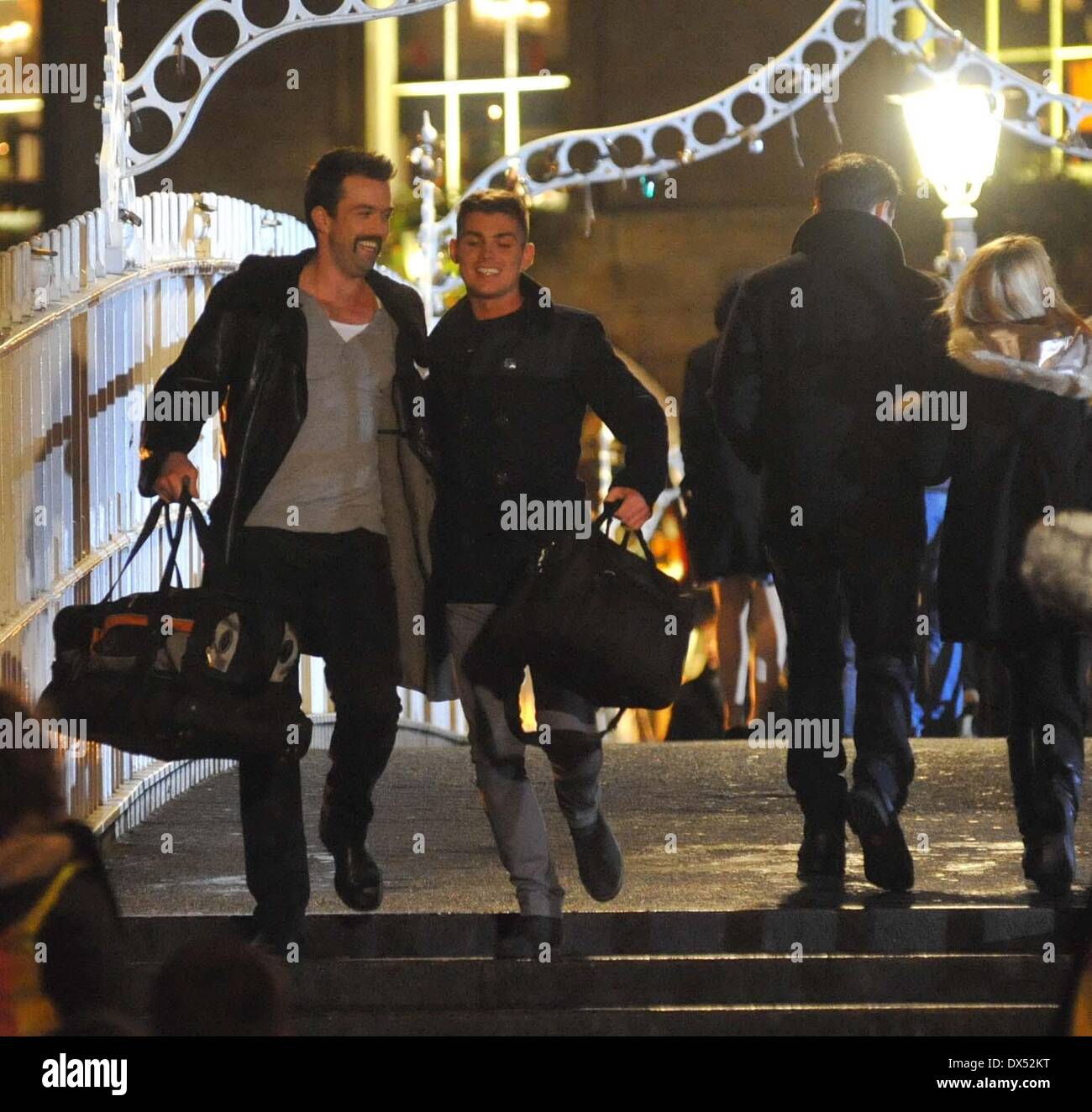 Emmett J Scanlan, Kieron Richardson E4's Hollyoaks cast seen shooting ...