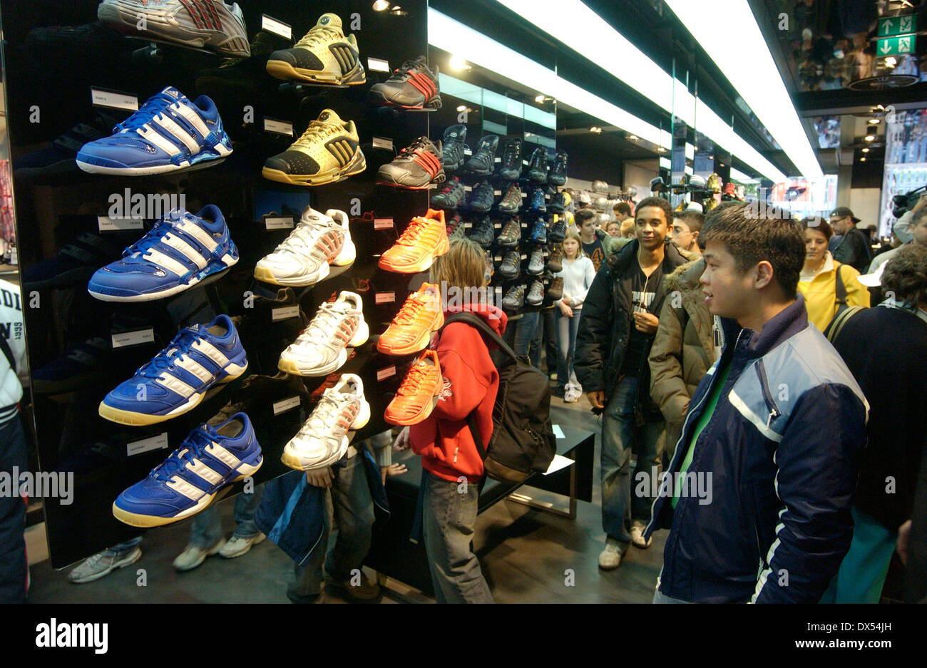 adidas Performance Store Stock Photo