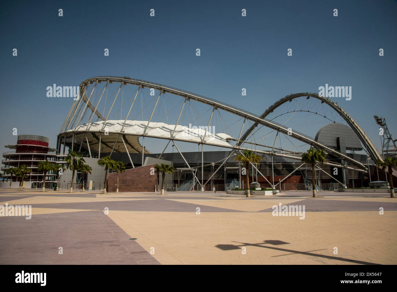 Khalifa International Stadium, Aspire Zone, Sports Park, Doha, Qatar, United Arab Emirates Stock Photo