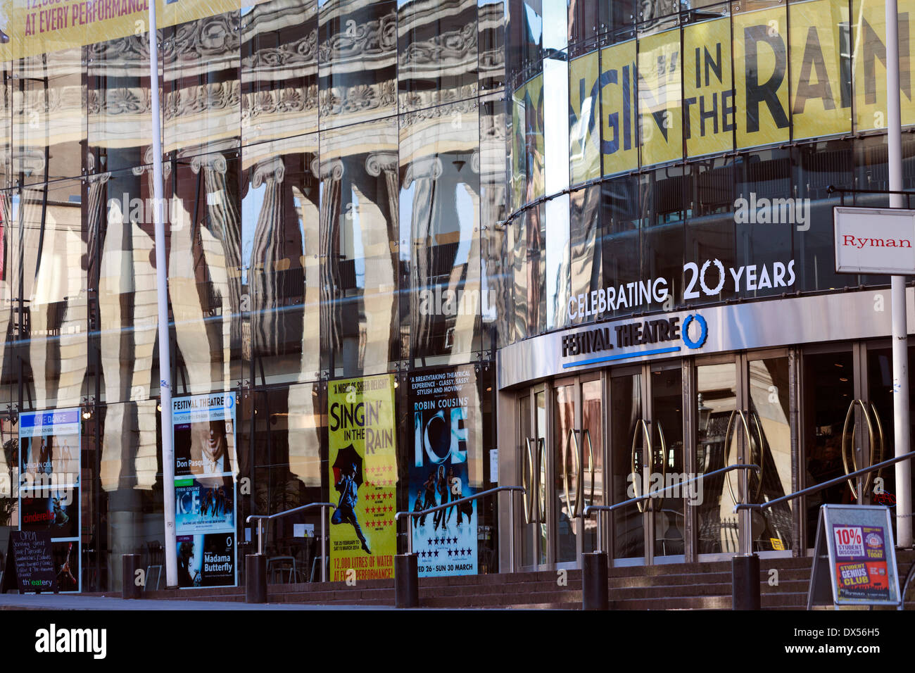 The Festival Theatre in Nicholson Street, Edinburgh Stock Photo