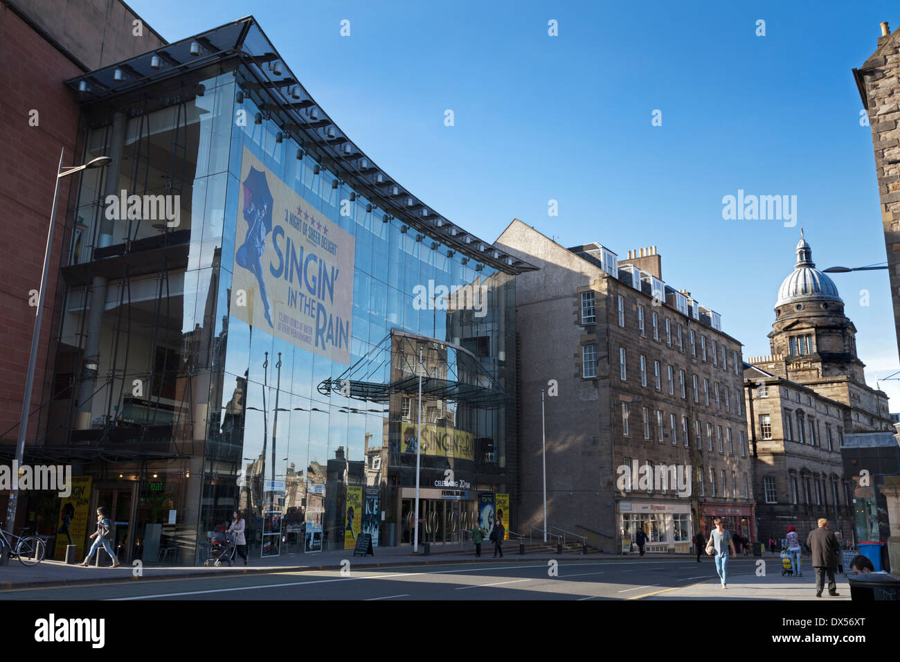 The Festival Theatre in Nicholson Street, Edinburgh Stock Photo