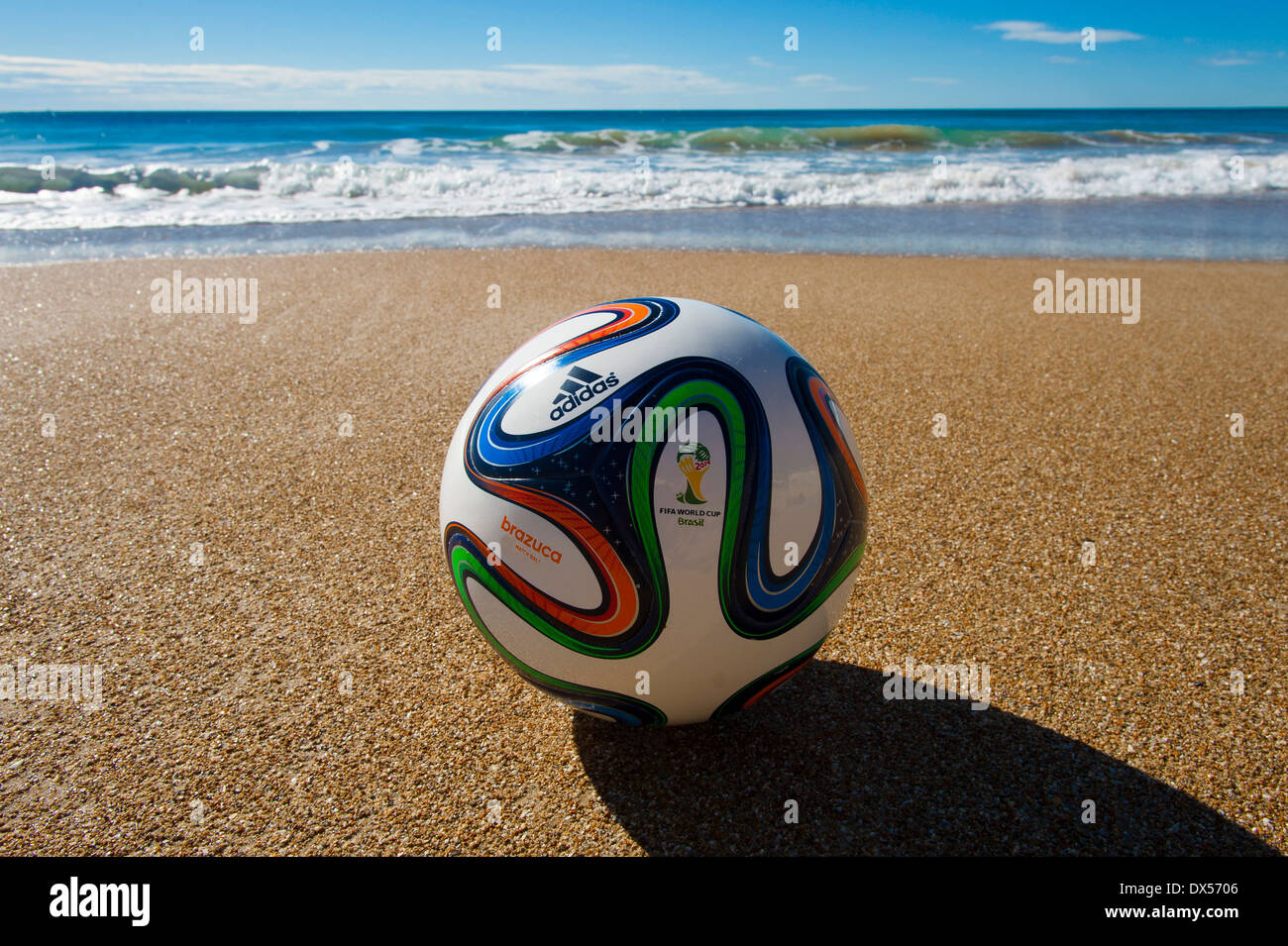 Brazuca, official matchball of FIFA World Cup Brazil 2014 Stock