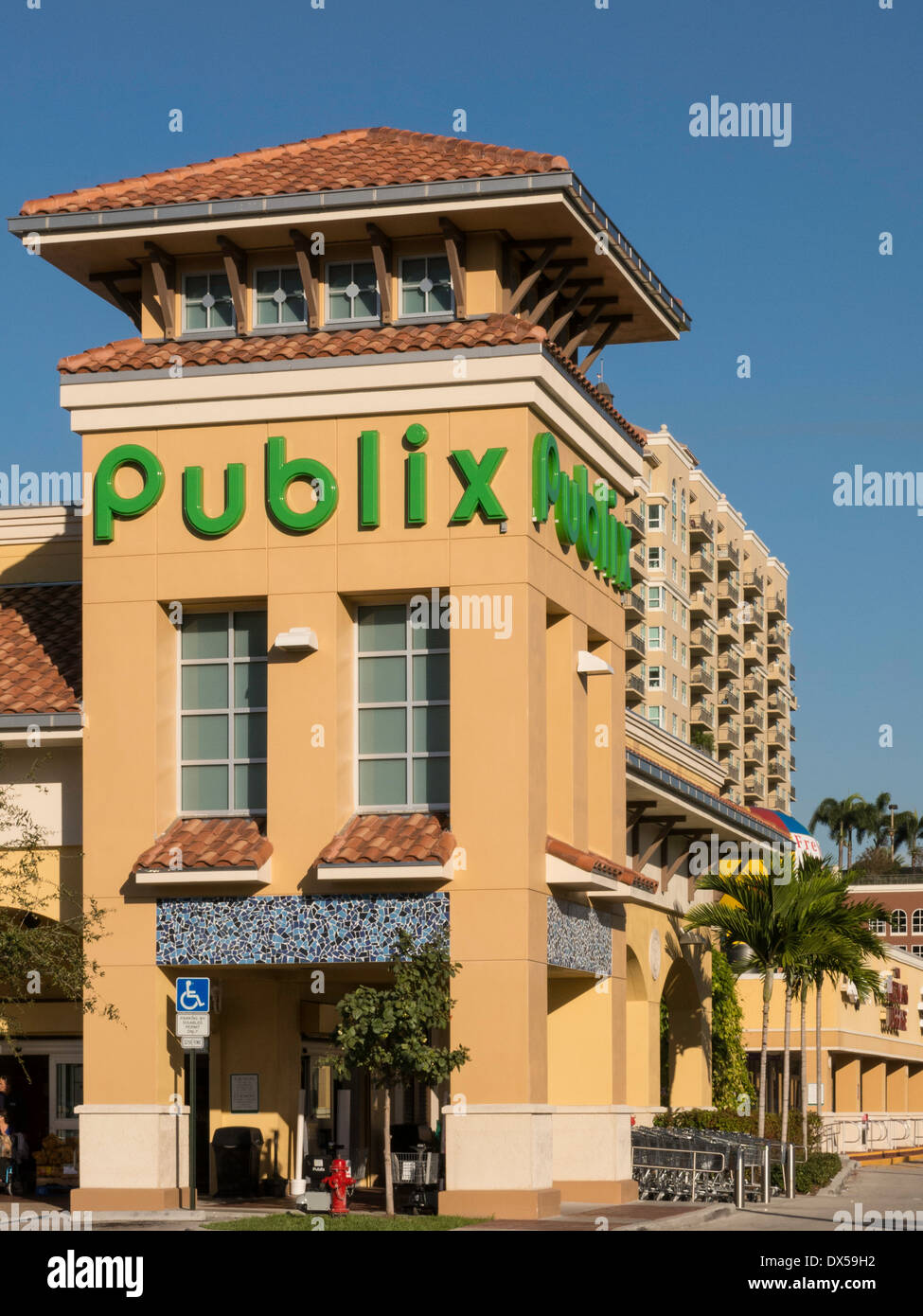 Publix Super Market in Fort Lauderdale, FL Stock Photo