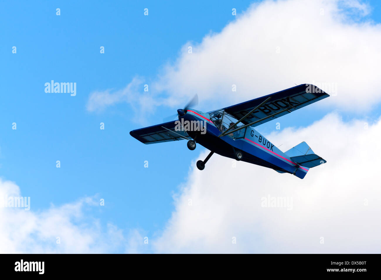 Rans S6-116 Coyote II G-BUCK in flight after take-off fron Breighton Airfield Stock Photo