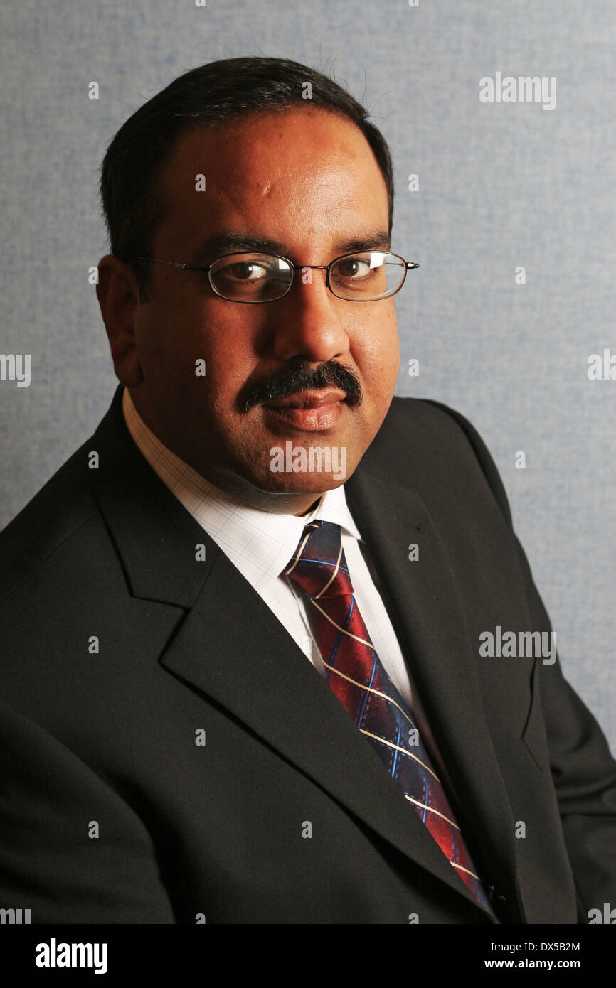 Councillor Mohammed Pervez leader of Stoke on Trent city council Stock Photo