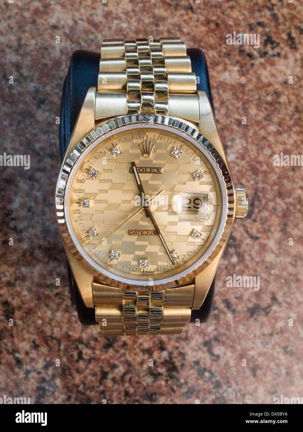 Still life vintage Rolex  Wrist Watch Stock Photo