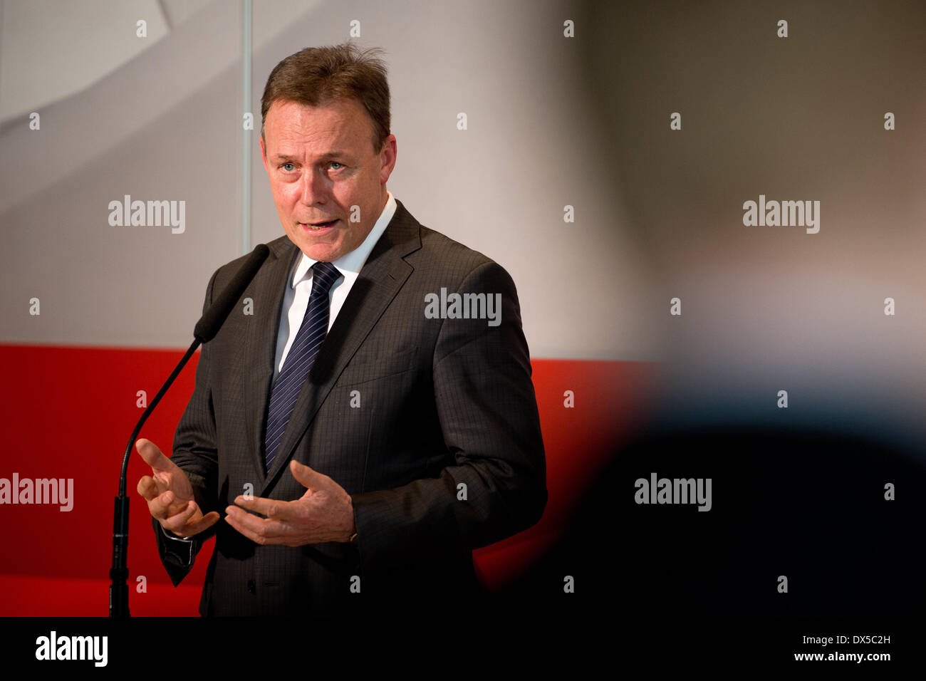 Oppermann Germany Berlin, Germany. 18 March 2014. Thomas Oppermann, the chairman of the ...