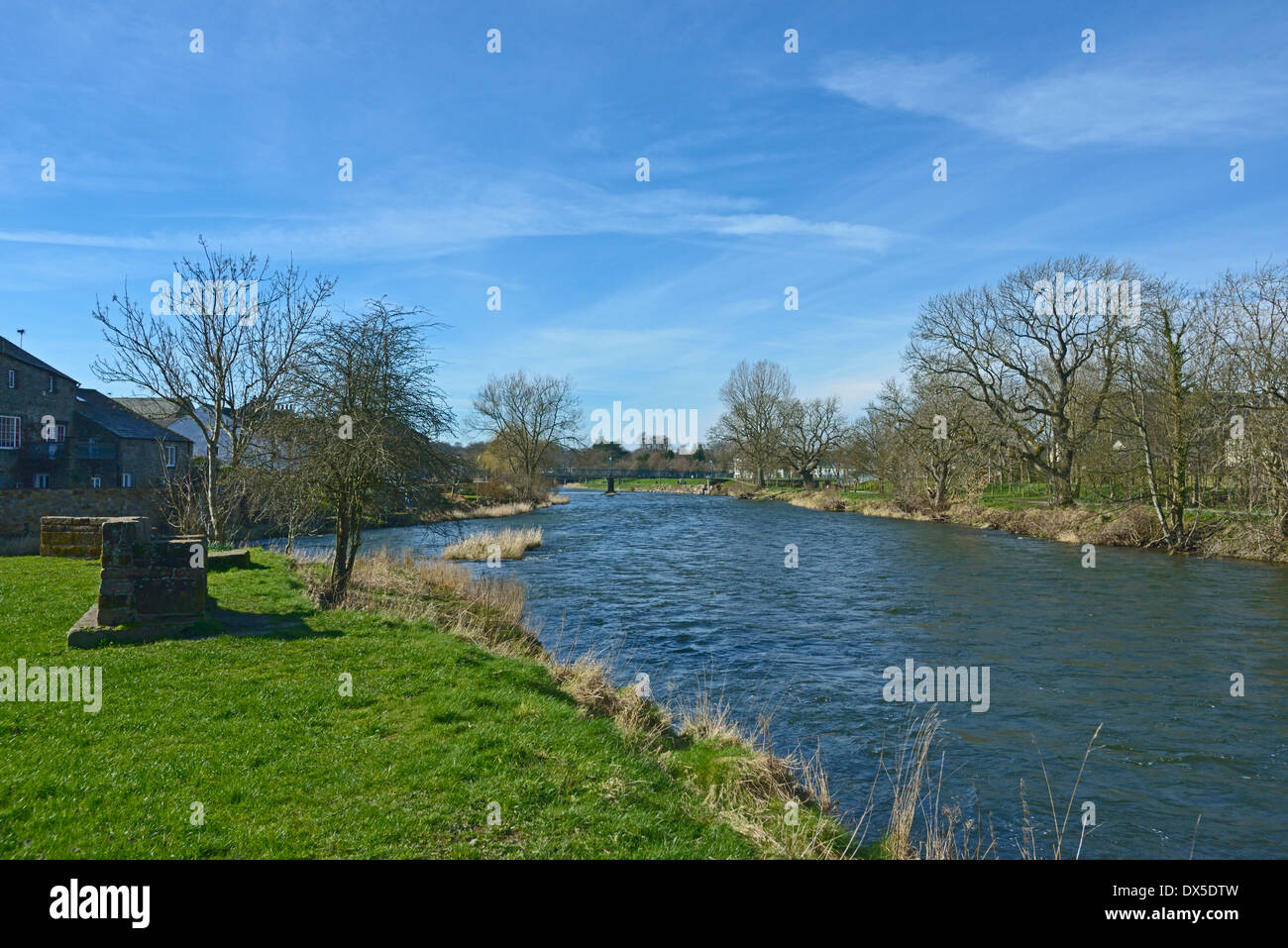 Confluence of the River Cocker and the River Derwent. Cockermouth ...
