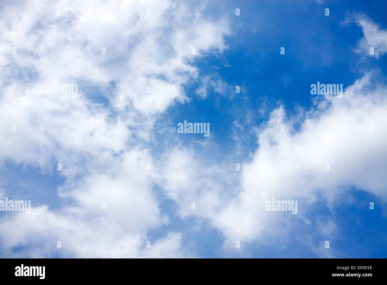 abstract background from white clouds in the blue sky Stock Photo - Alamy