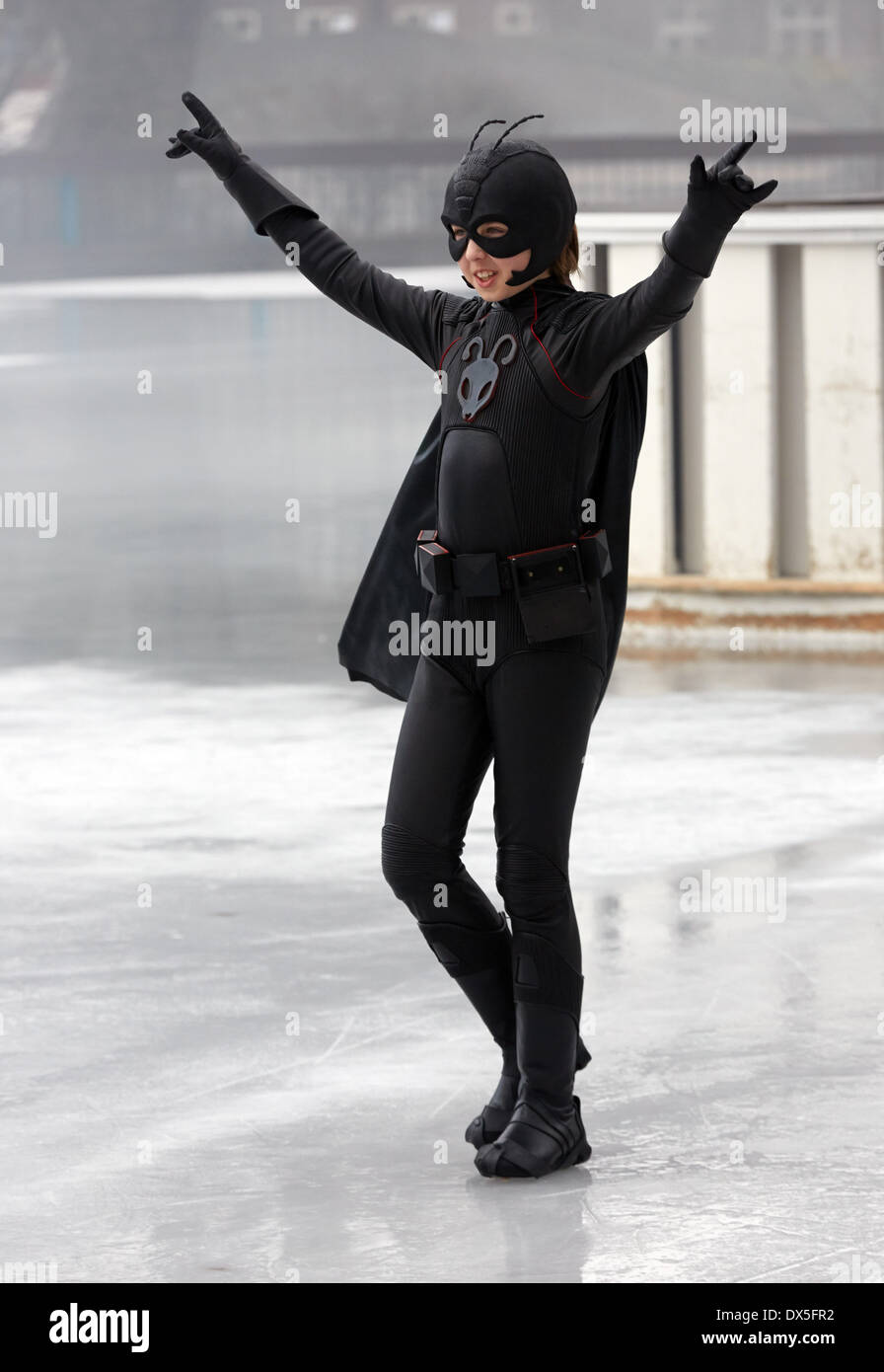 Hamburg, Germany. 18th Mar, 2014. Danish actor Oscar Dietz as Antboy