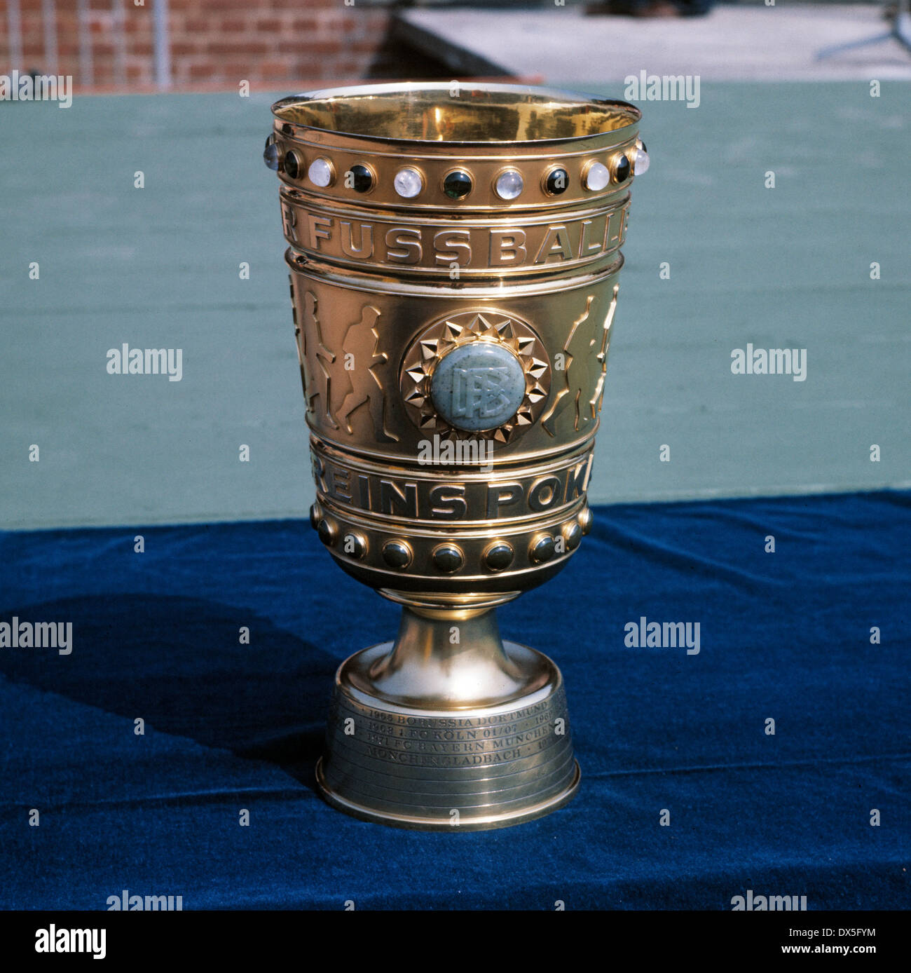 football, DFB Cup, 1974/1975, final, Niedersachsen Stadium in Hanover, Eintracht Frankfurt versus MSV Duisburg 1:0, DFB Cup Stock Photo