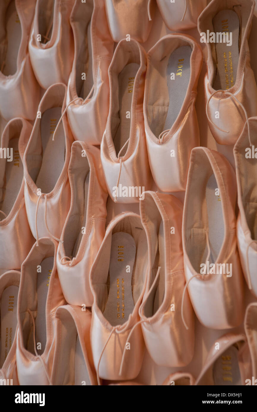 block ballet shoes