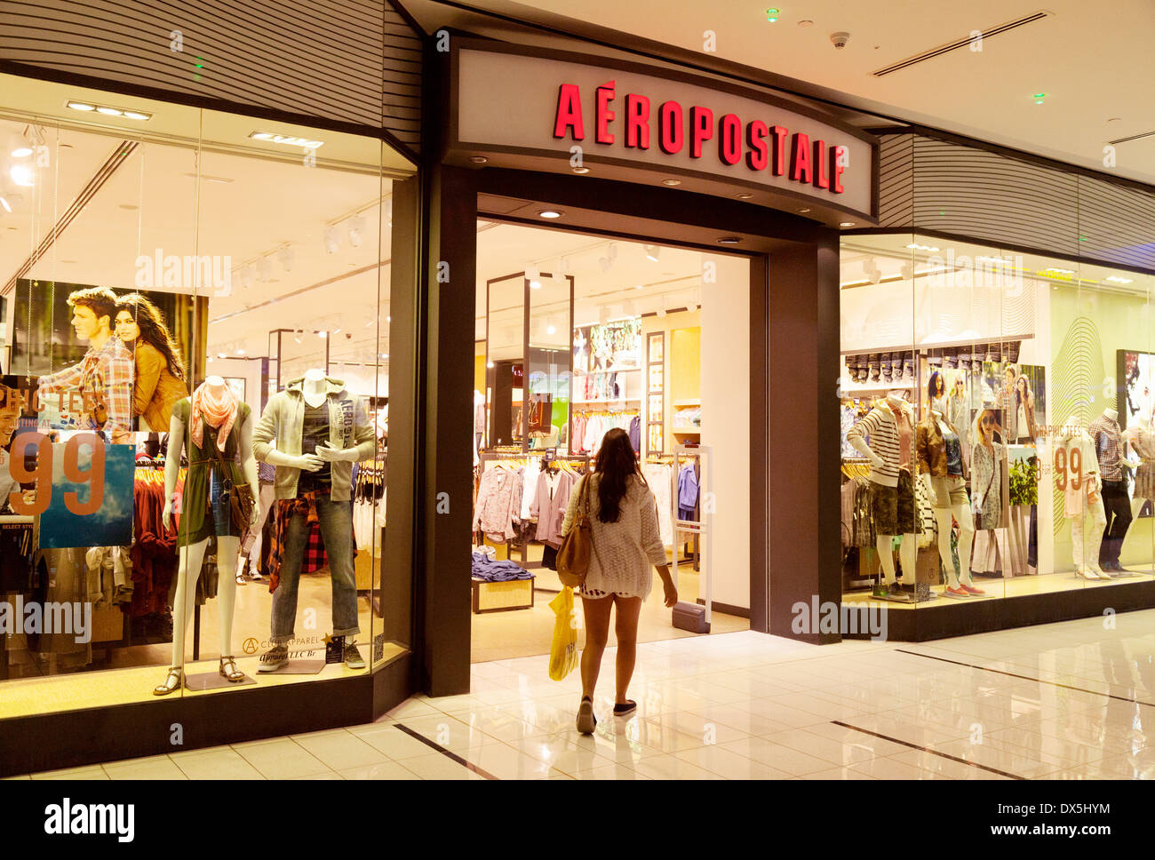 Aeropostale fashion store dubai mall hires stock photography and