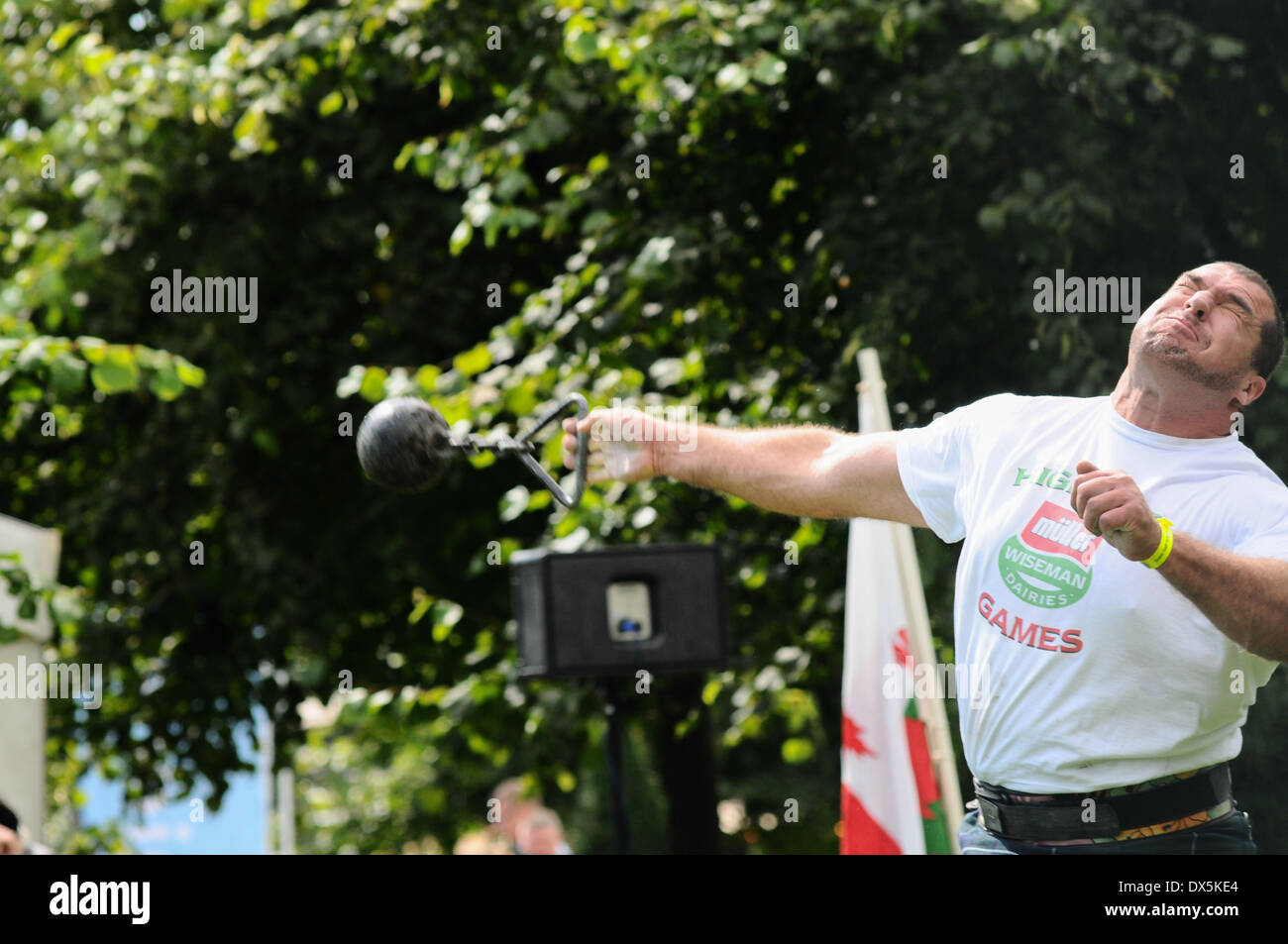 Scottish heavy weight competitors in Glasgow Green during the World