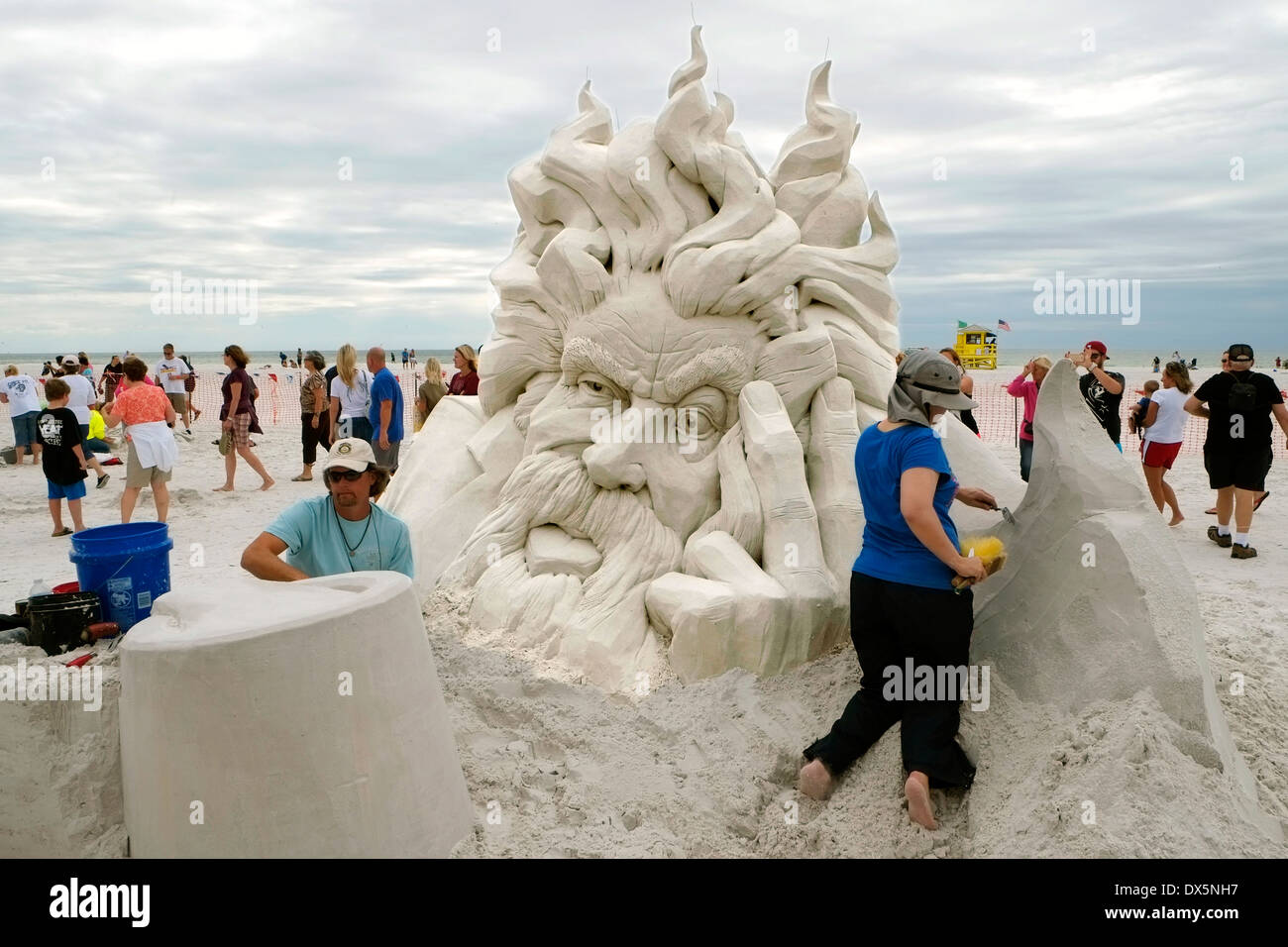 Sarasota Florida Siesta Key Crystal Classic Master Sand Sculpting