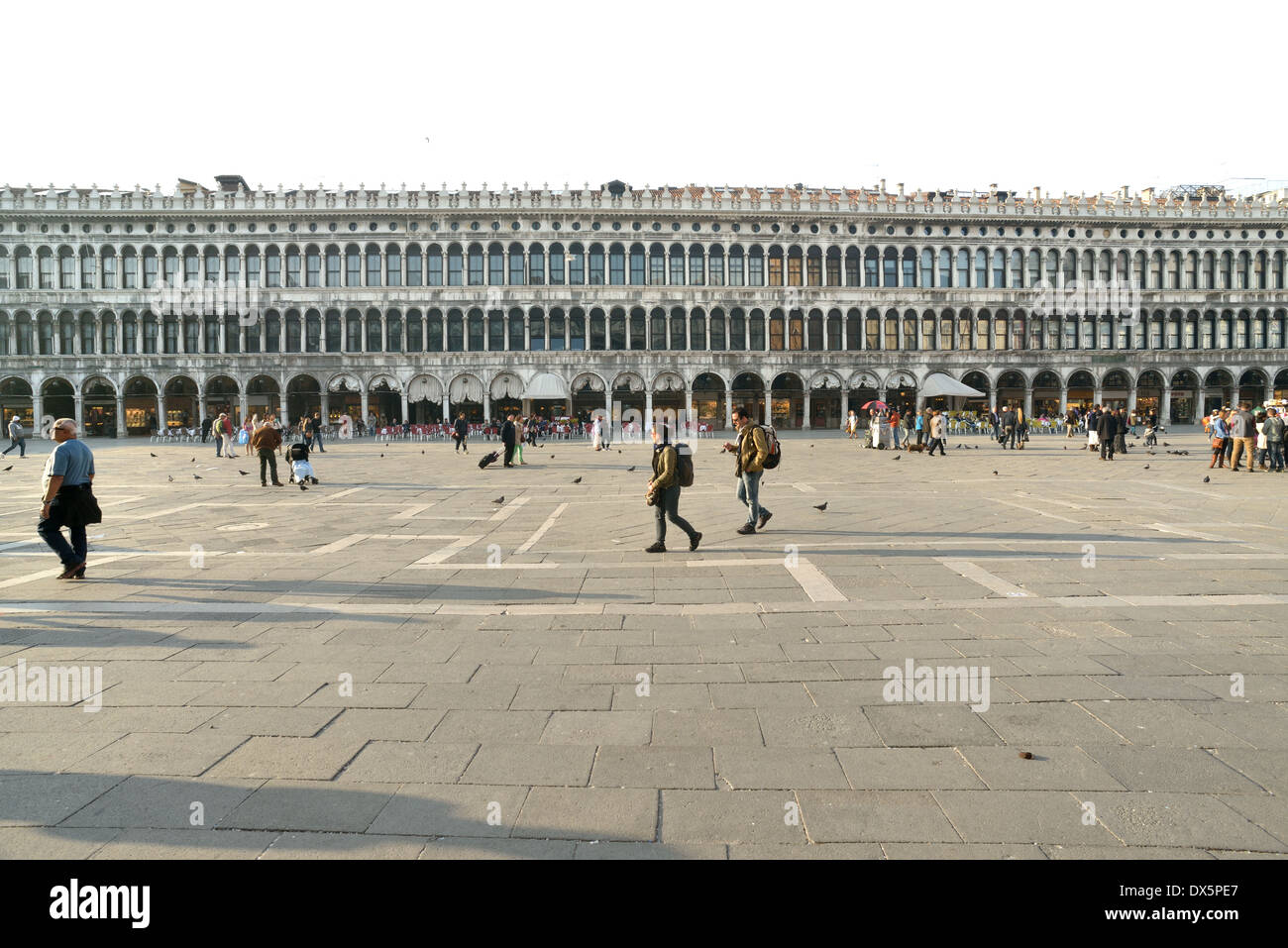 The Procuratie are three connected buildings on St Mark's Square in Venice  Italy, Europe, travel, architecture, Unesco Stock Photo