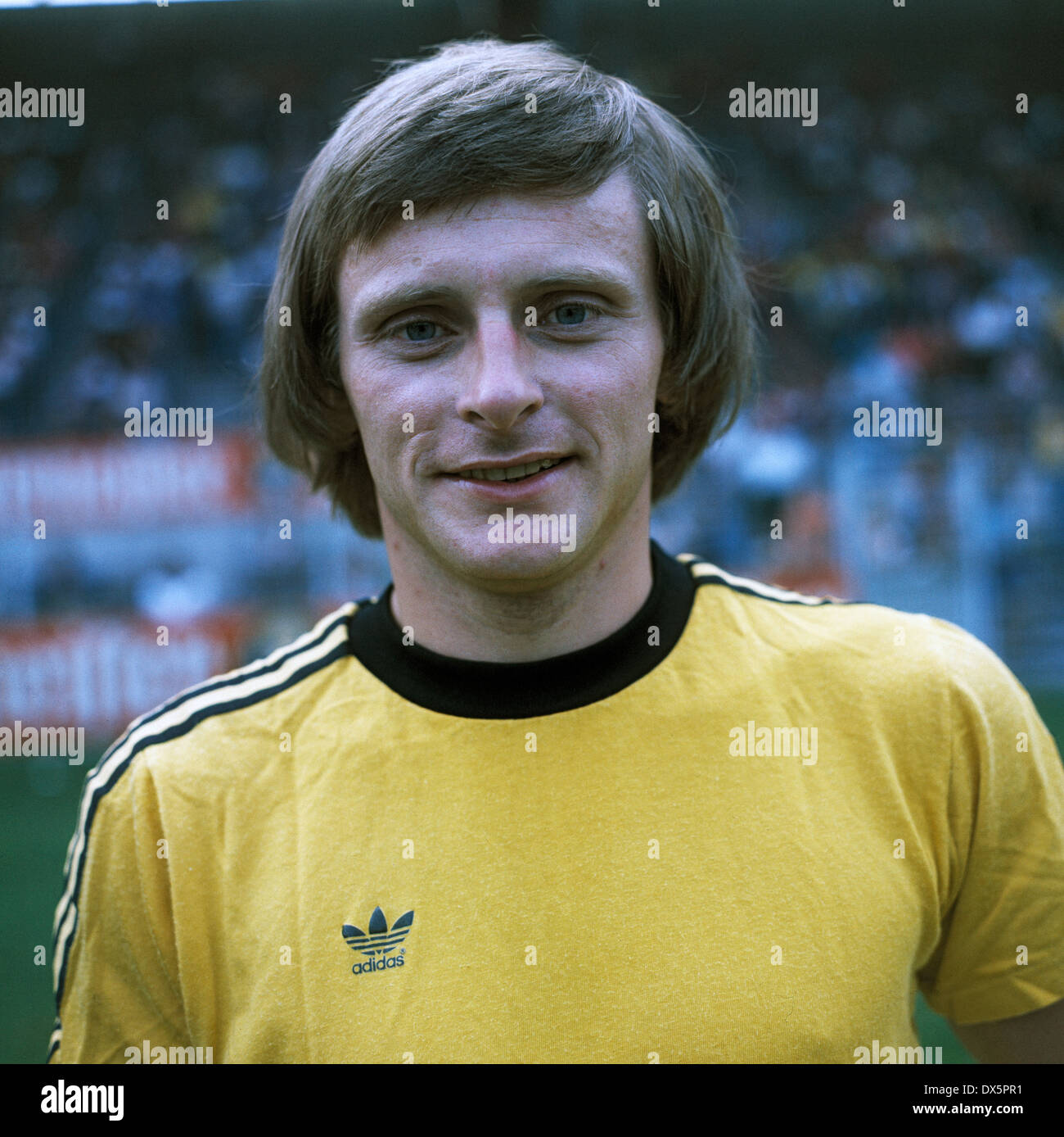 football, Bundesliga, 1976/1977, Borussia Dortmund, team presentation, portrait Klaus Ackermann Stock Photo