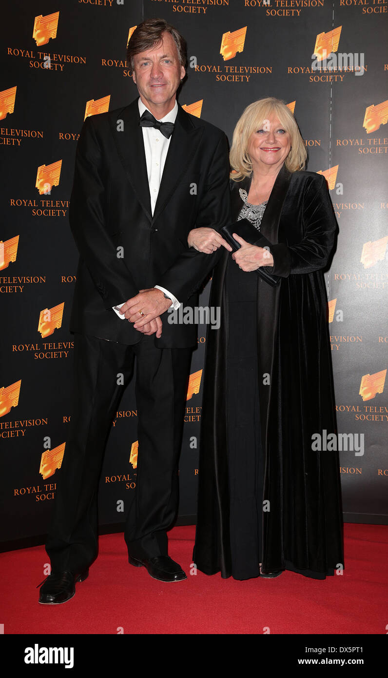 London, UK, 18th March 2014 Richard Madeley and Judy Finnigan arrive at the RTS Programme Awards at Grosvenor House in London  Credit:  MRP/Alamy Live News Stock Photo