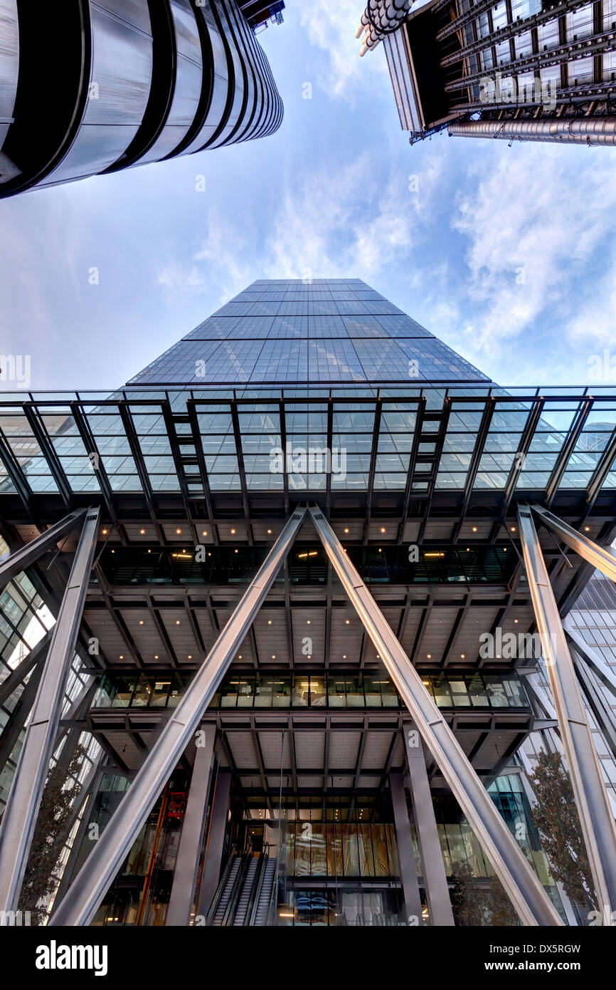 The Leadenhall Building (The Cheese Grater), The City Of London, England Stock Photo