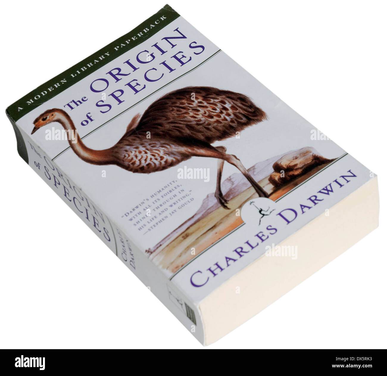 The Origin of Species by Charles Darwin Stock Photo