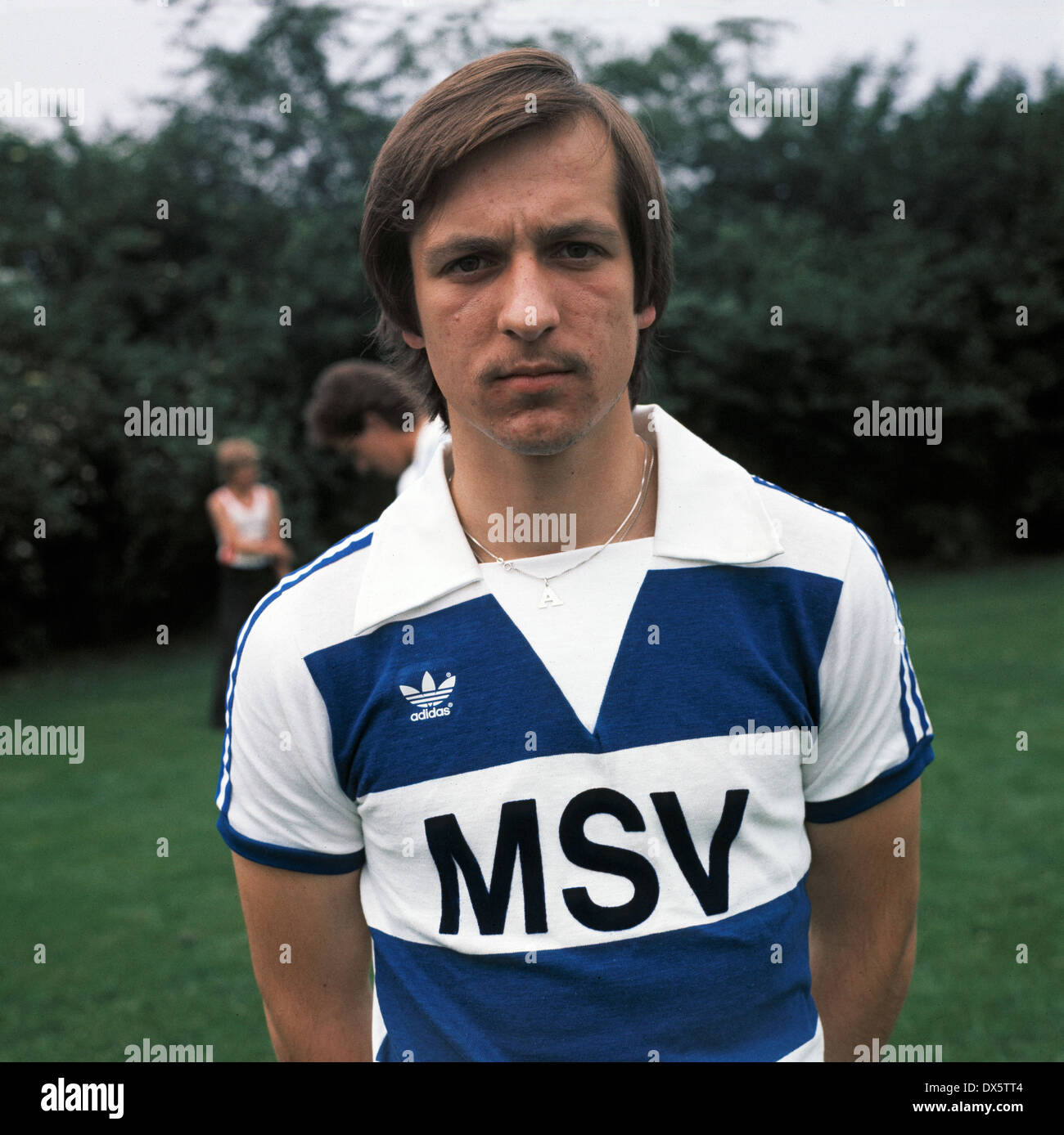 football, Bundesliga, 1977/1978, MSV Duisburg, team presentation, portrait  Werner Buttgereit Stock Photo - Alamy