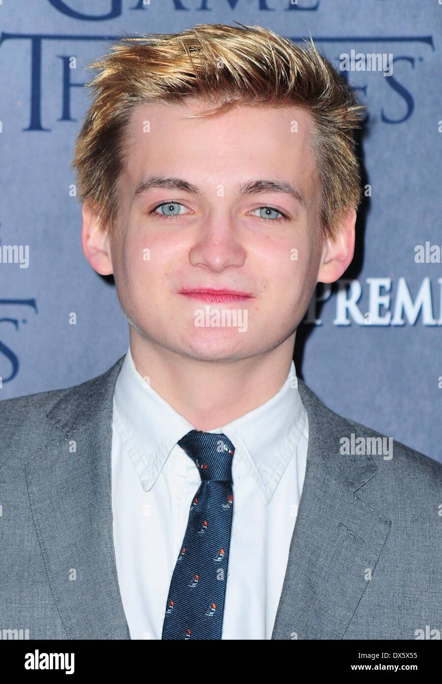 New York, NY, USA. 18th Mar, 2014. Jack Gleeson at arrivals for HBO's GAME OF THRONES Fourth Season Premiere, Avery Fisher Hall at Lincoln Center, New York, NY March 18, 2014. Credit:  Gregorio T. Binuya/Everett Collection/Alamy Live News Stock Photo
