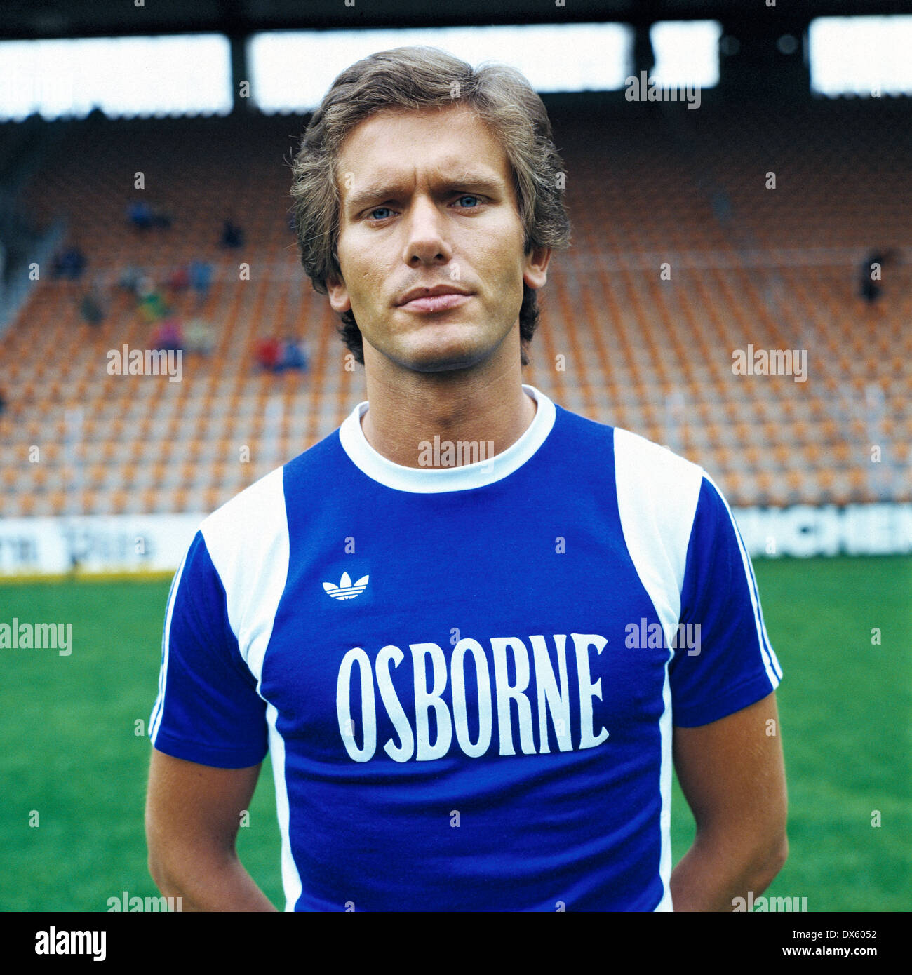 football, Bundesliga, 1978/1979, VfL Bochum, team presentation, portrait Hans-Juergen Koeper Stock Photo