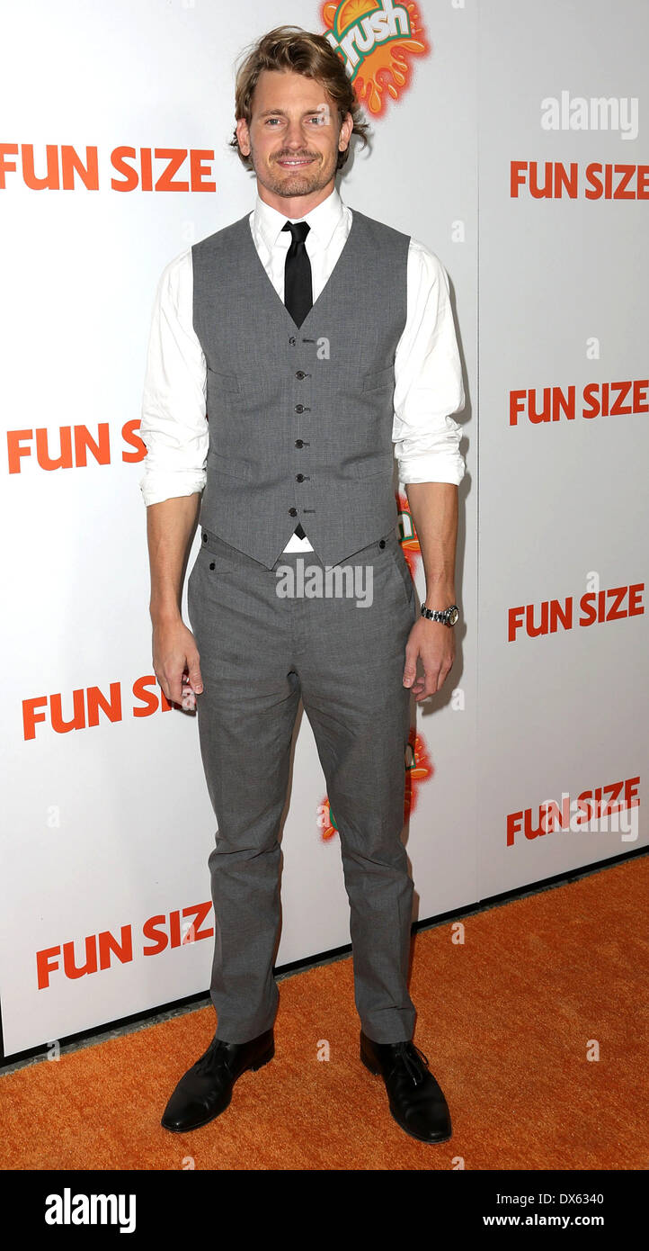 Josh Pence The premiere of Paramount Pictures' 'Fun Size' at Paramount Theater - Arrivals Los Angeles, California - 25.10.12 Fe Stock Photo