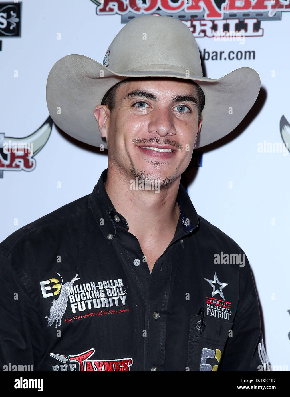 Mike Lee Professional Bull Rider Superstars walk the red carpet at PBR Rock  Bar inside The Miracle Mile Shops at Planet Hollywood Resort and Casino Las  Vegas, Nevada - 26.10.12 Featuring: Mike