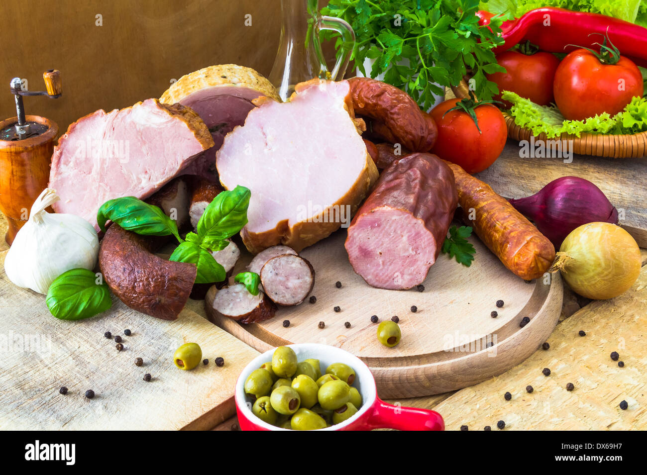 Processed meat products hires stock photography and images Alamy