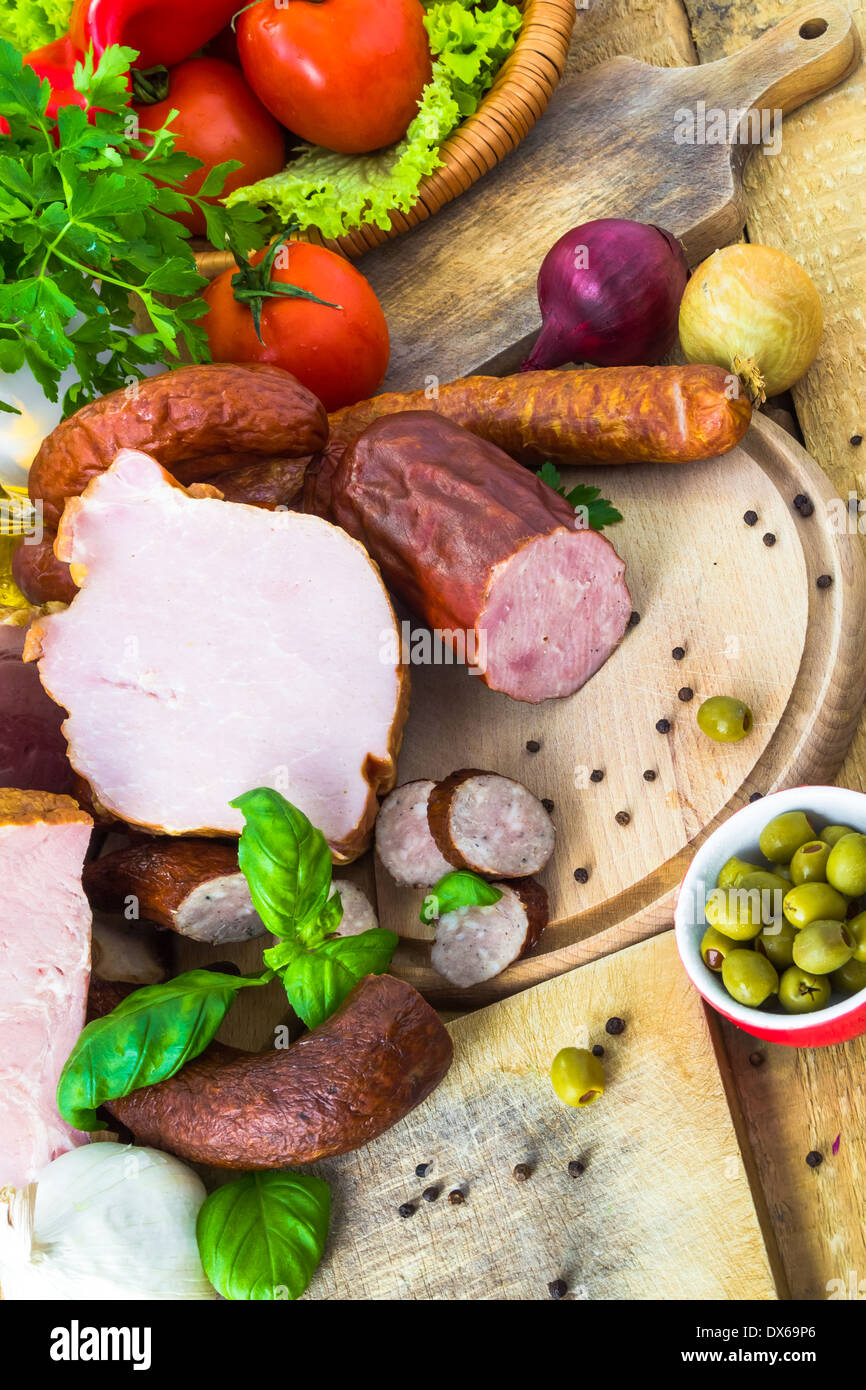 Processed meat products hires stock photography and images Alamy