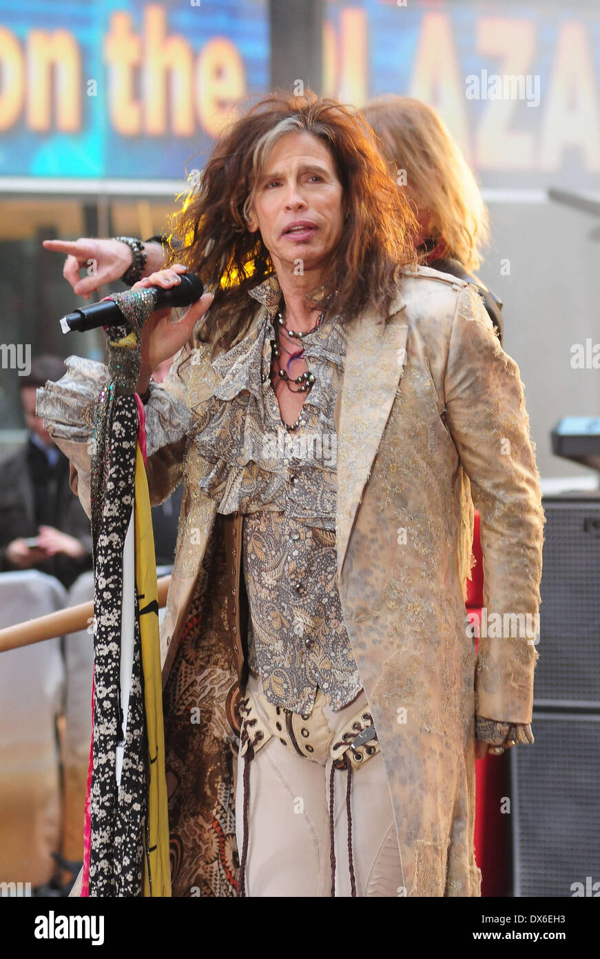 Steven Tyler Aerosmith performing live during the 