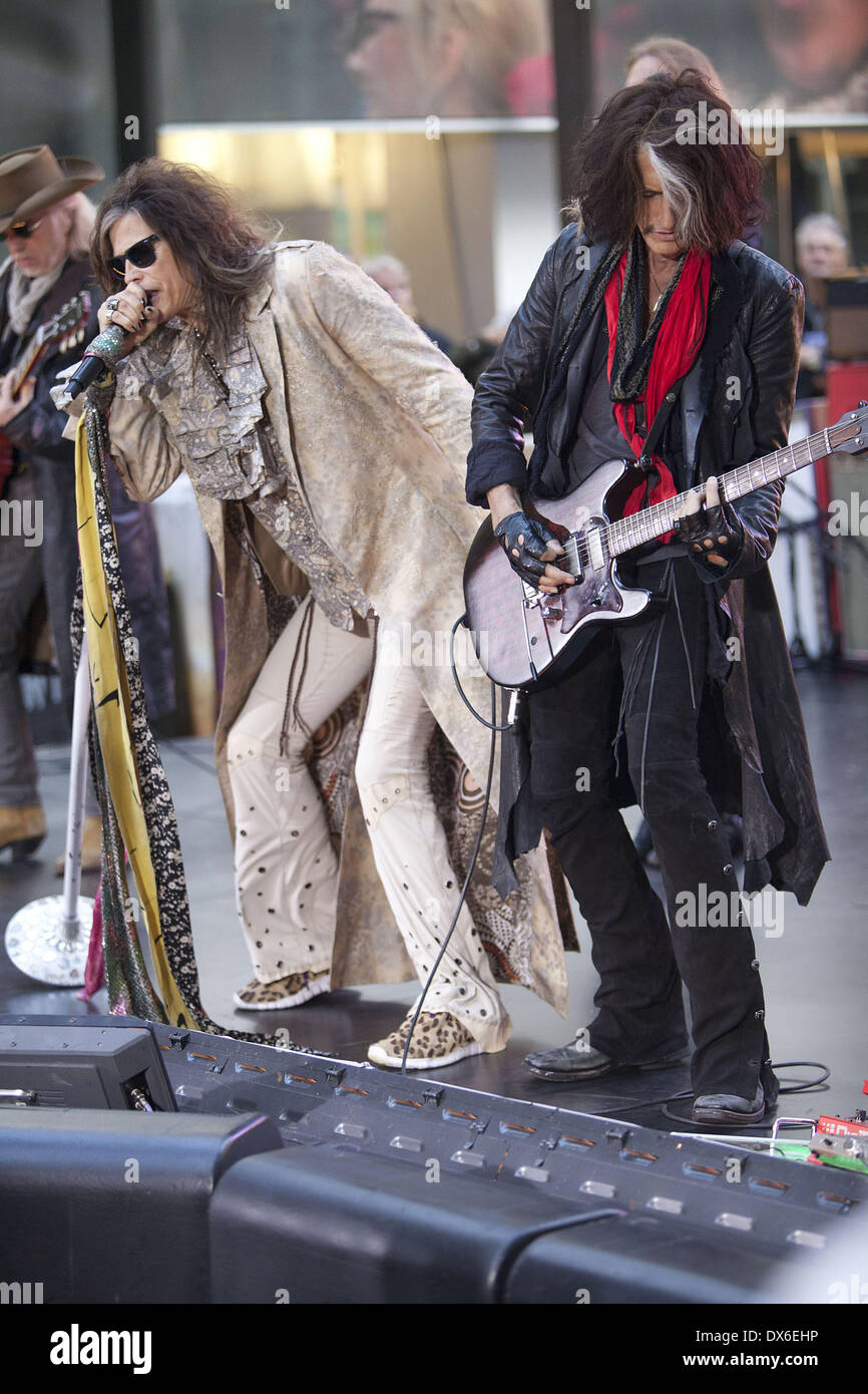 Steven Tyler Aerosmith performing live during the 