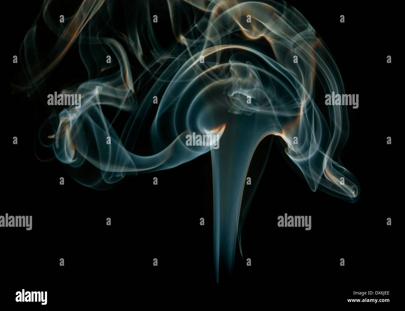 color abstract smoke isolated black background Stock Photo - Alamy