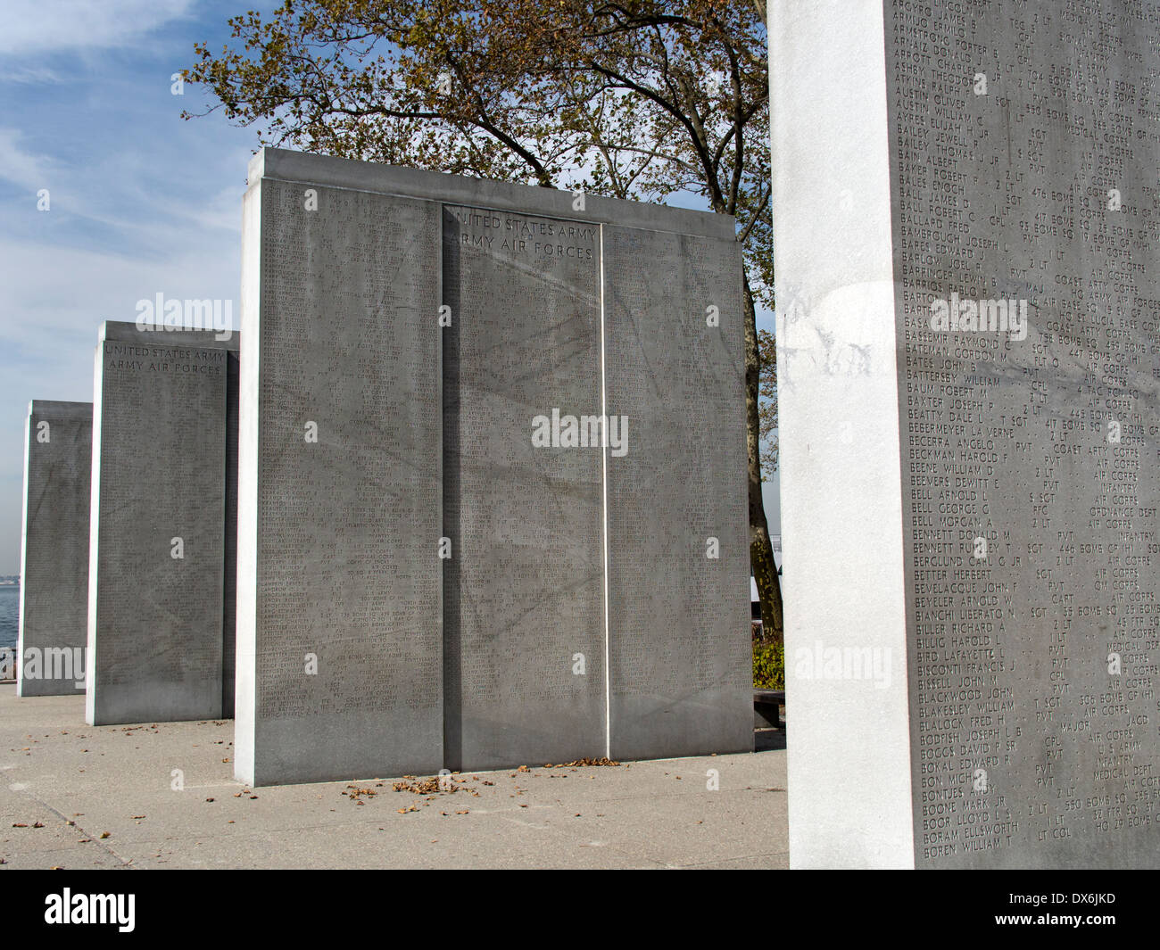 Vietnam War Memorial in Battery Park, New York USA Stock Photo