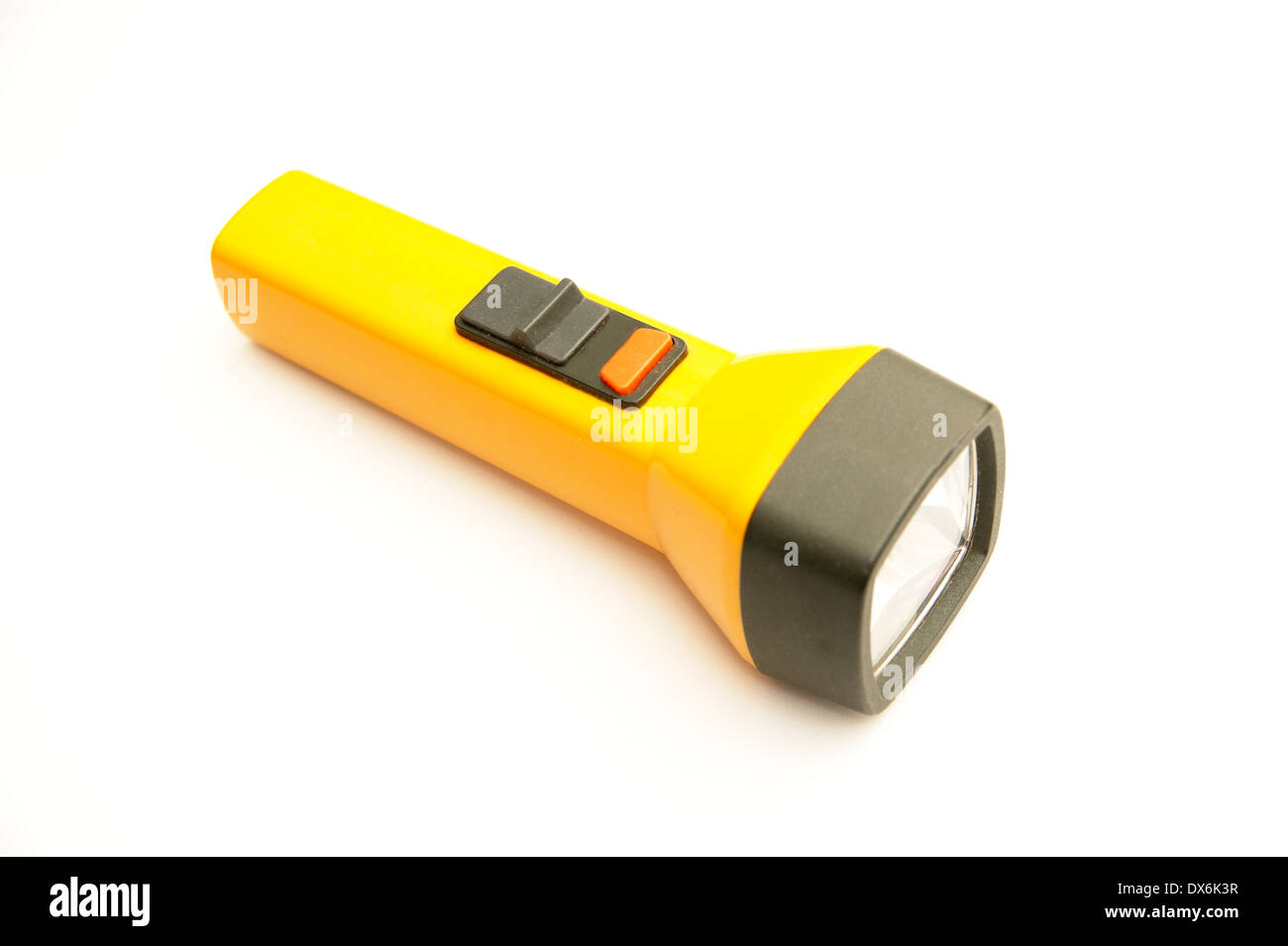 https://c8.alamy.com/comp/DX6K3R/battery-powered-hand-torch-on-a-white-background-DX6K3R.jpg