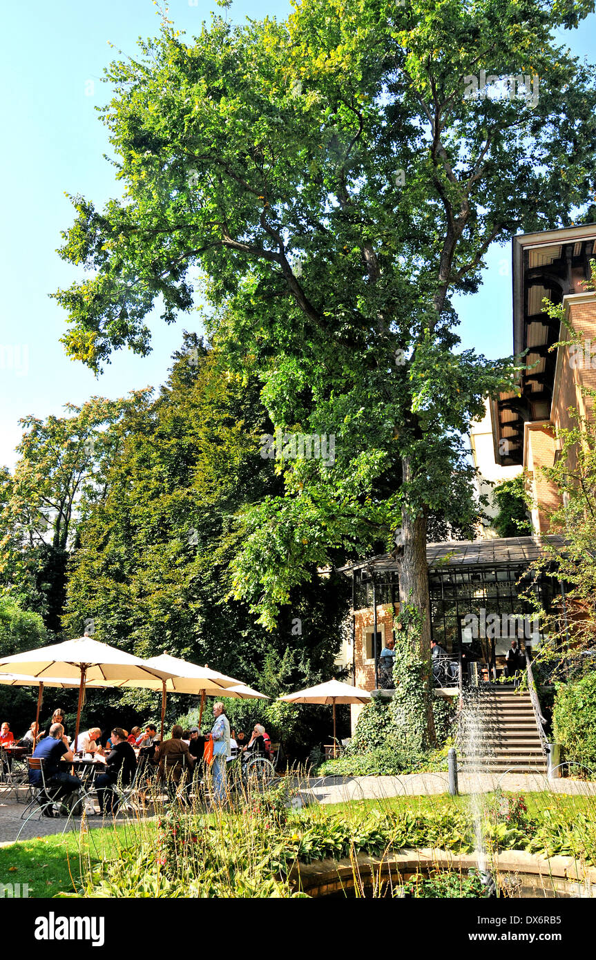 Cafe Wintergarten in the Literaturhaus on Fasanenstrasse near Kurfurstendamm Berlin Germany Stock Photo